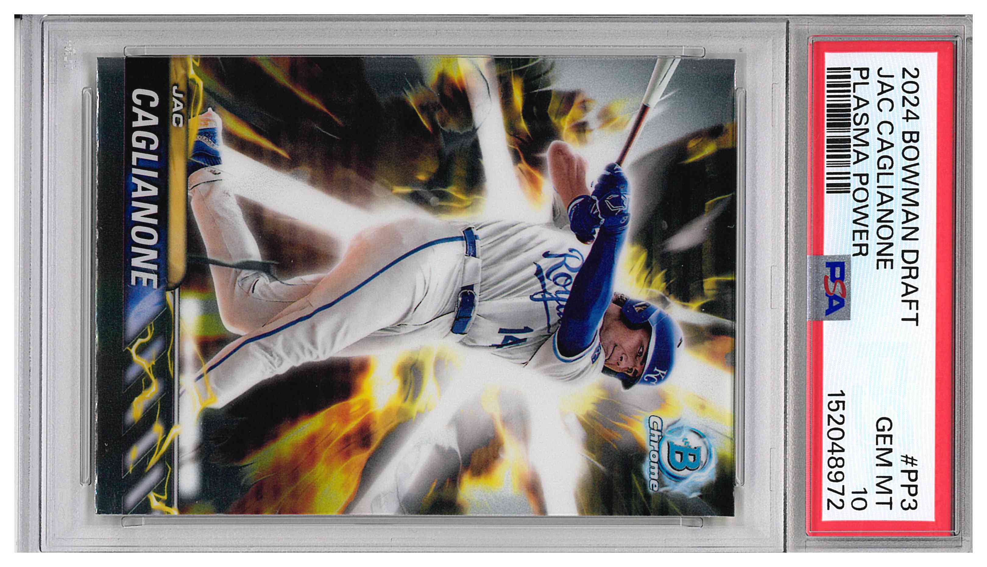 2024 Bowman Draft - PSA 10 Plasma Power Jac Caglianone #PP-3 (RC)