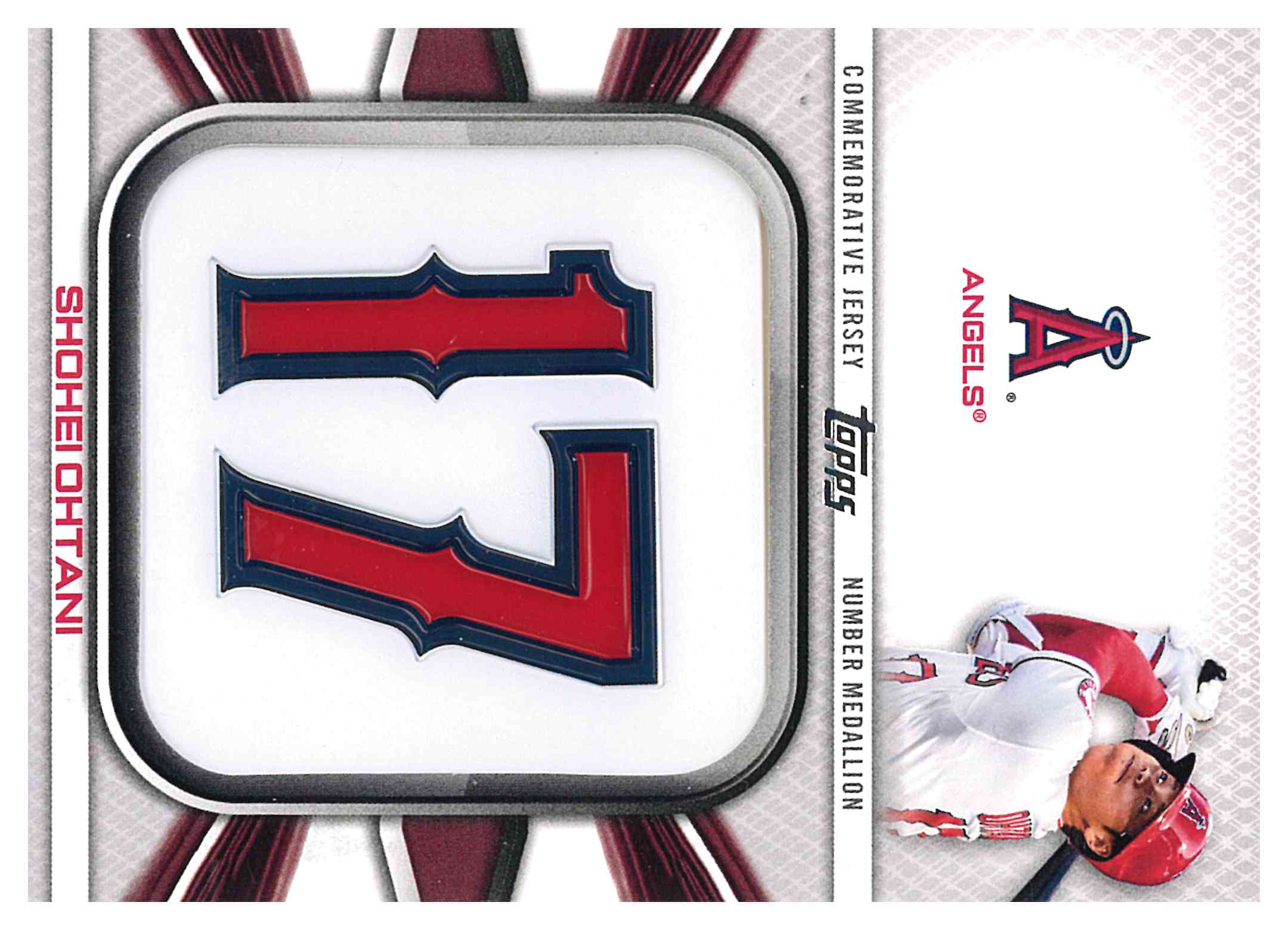 Shohei Ohtani Player Jersey Number Medallion