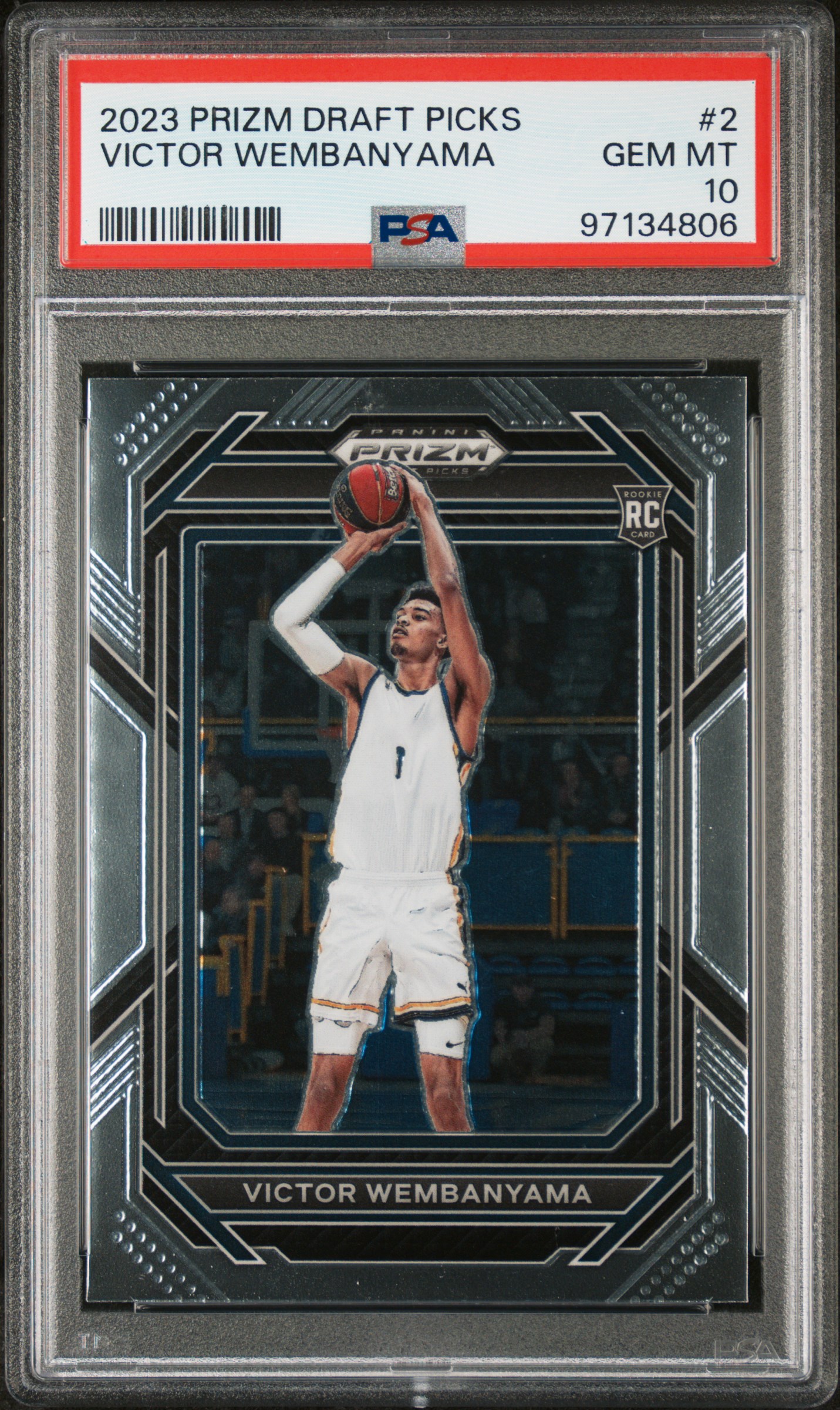 2023 PANINI PRIZM DRAFT PICKS #2 VICTOR WEMBANYAMA