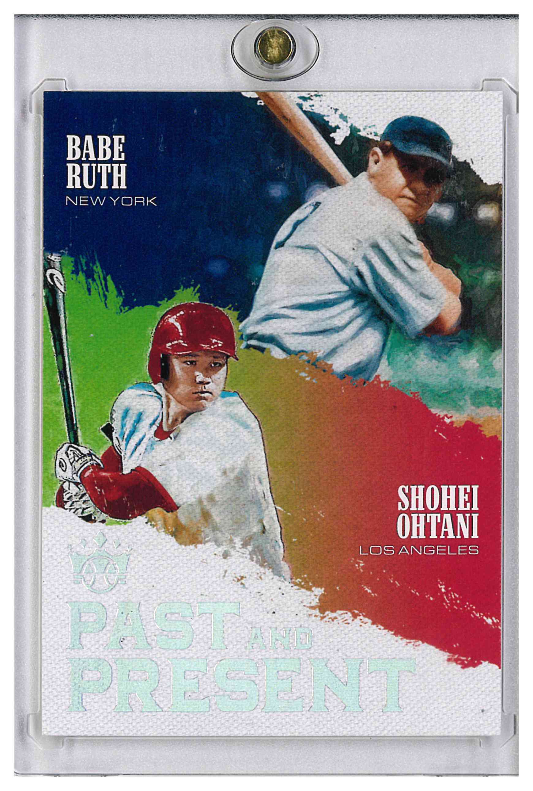 2018 Panini Diamond Kings Past & Present PP10 Babe Ruth / Shohei Ohtani