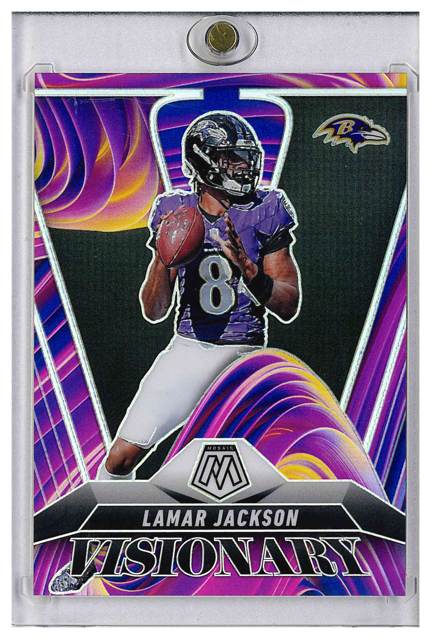 2025 Panini Mosaic Visionary 2 Lamar Jackson