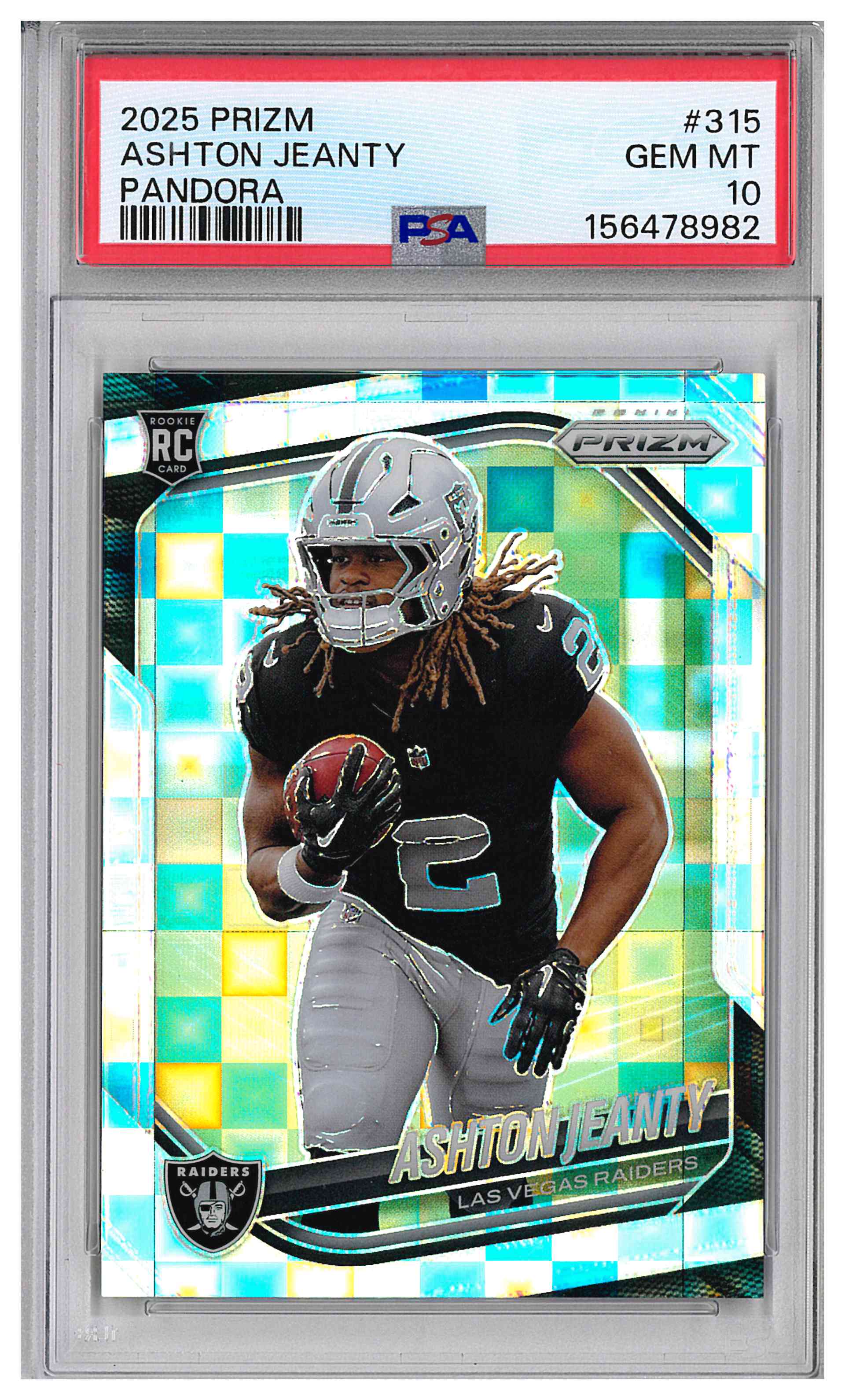 2025 Prizm Ashton Jeanty Pandora Prizm /400 PSA10