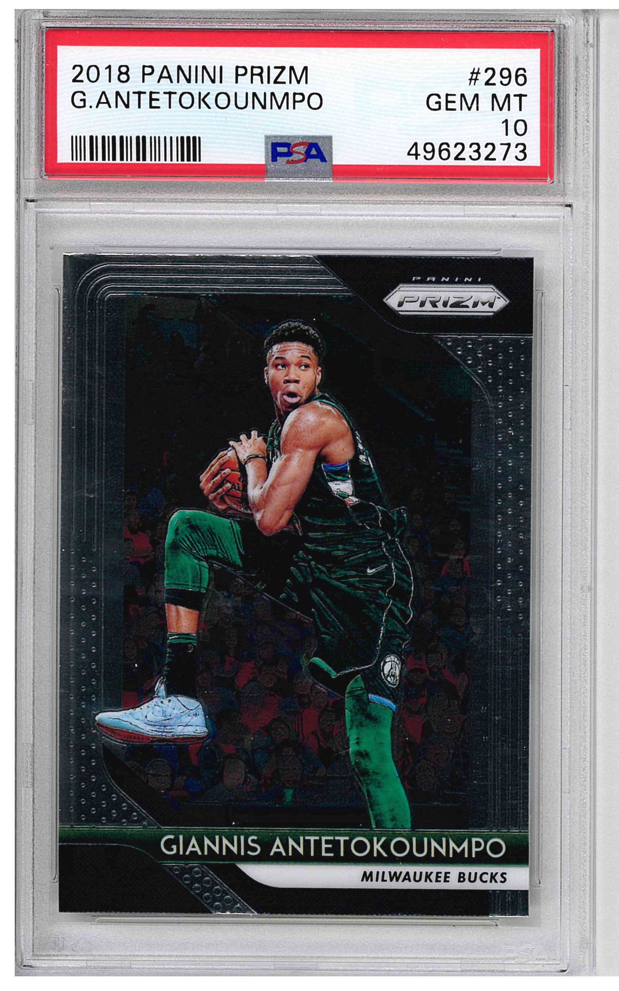 2018 Panini Prizm Giannis Antetokounmpo #296