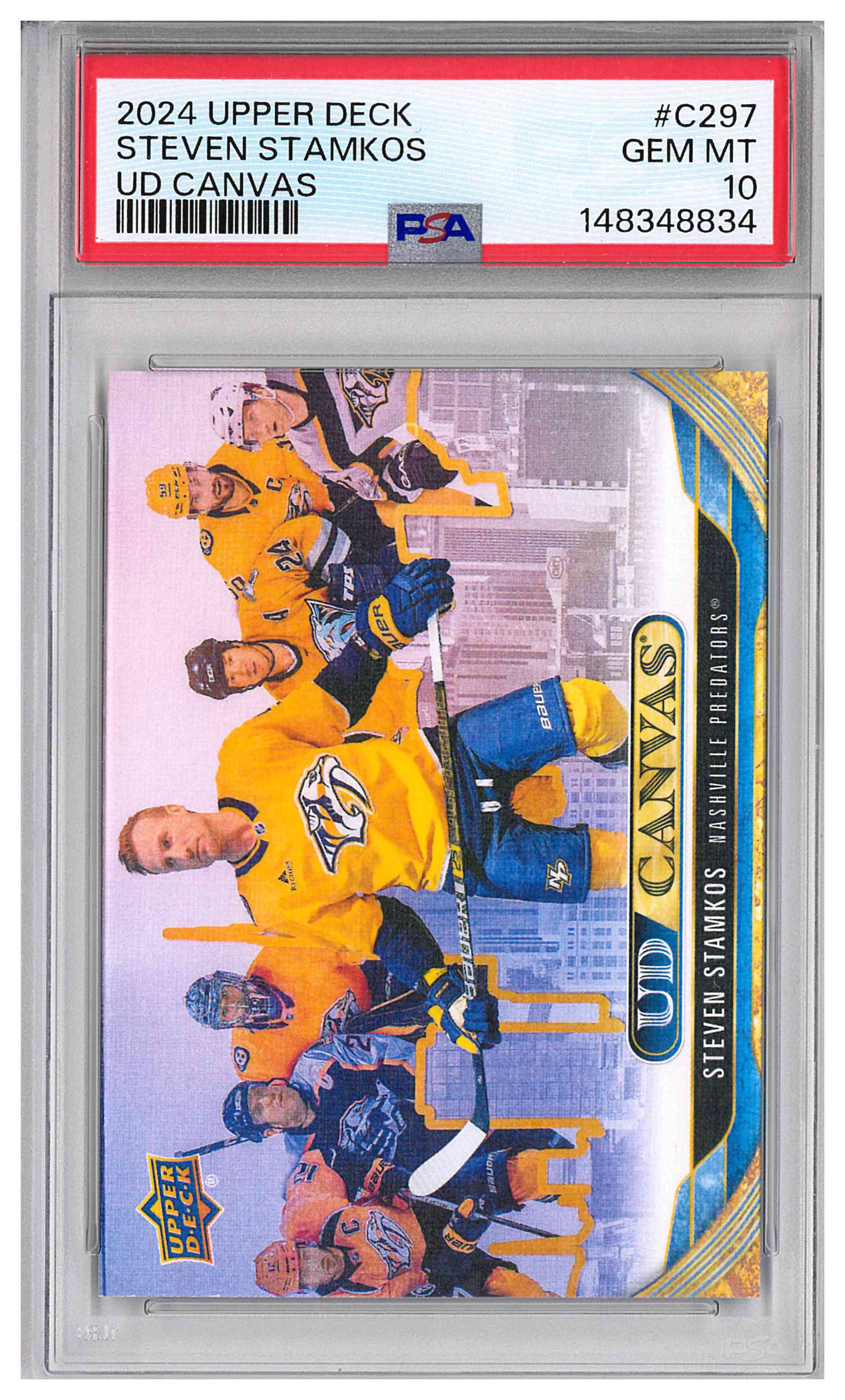 2024-25 Upper Deck Extended Series UD Canvas Steven Stamkos #C297 PSA 10