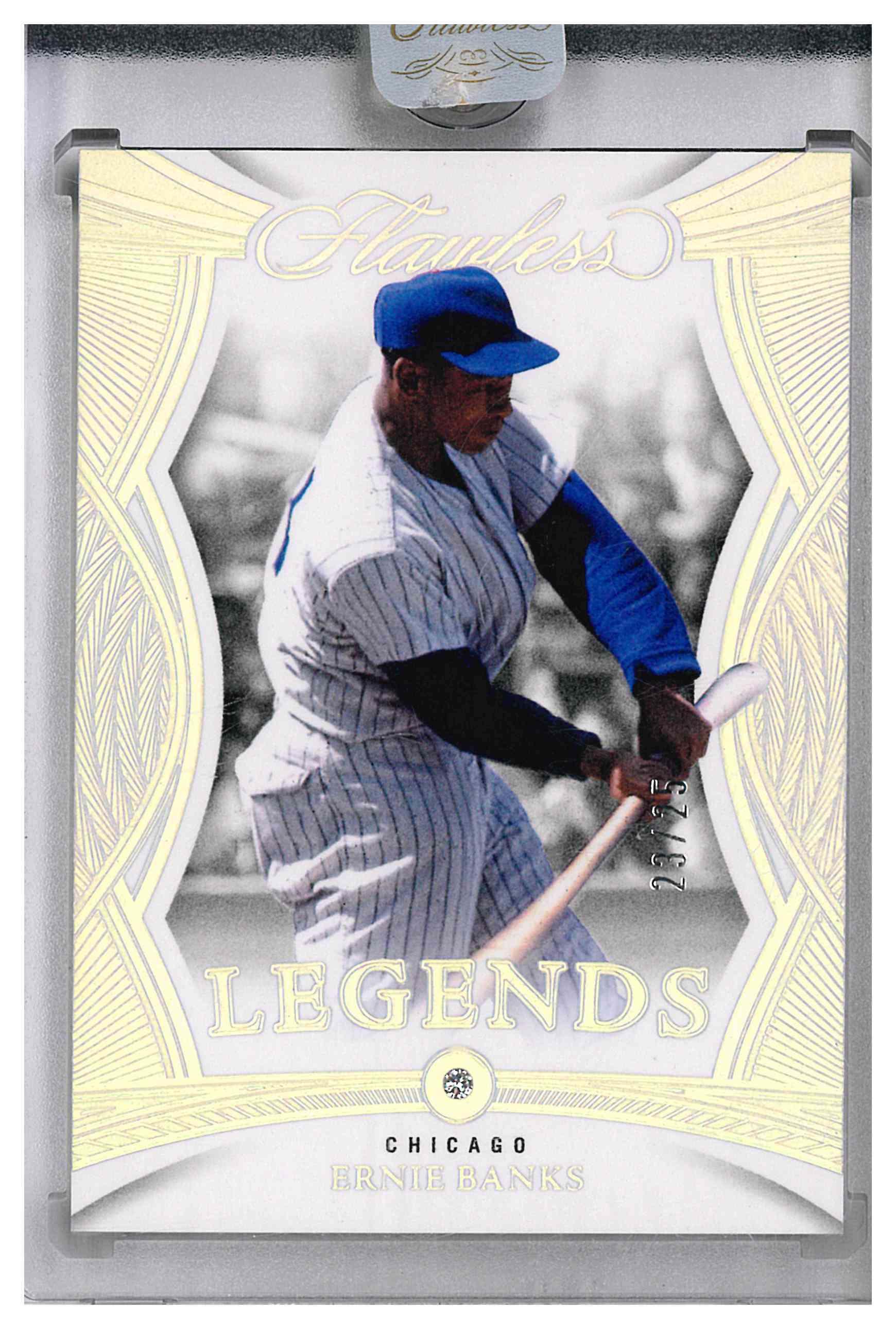 2025 Panini Flawless Ernie Banks Legends /25