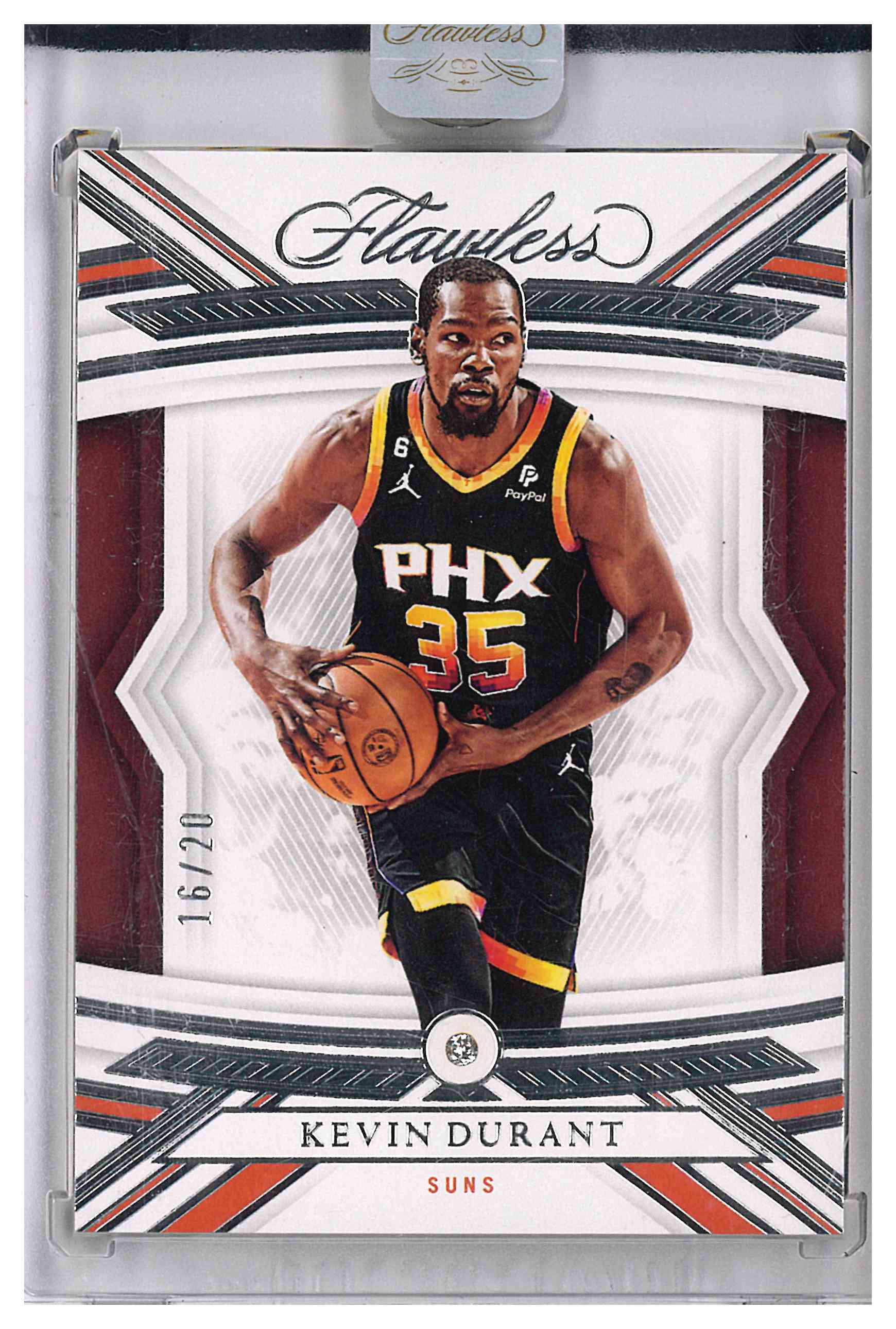 2022 Panini Flawless Diamond /20 Kevin Durant