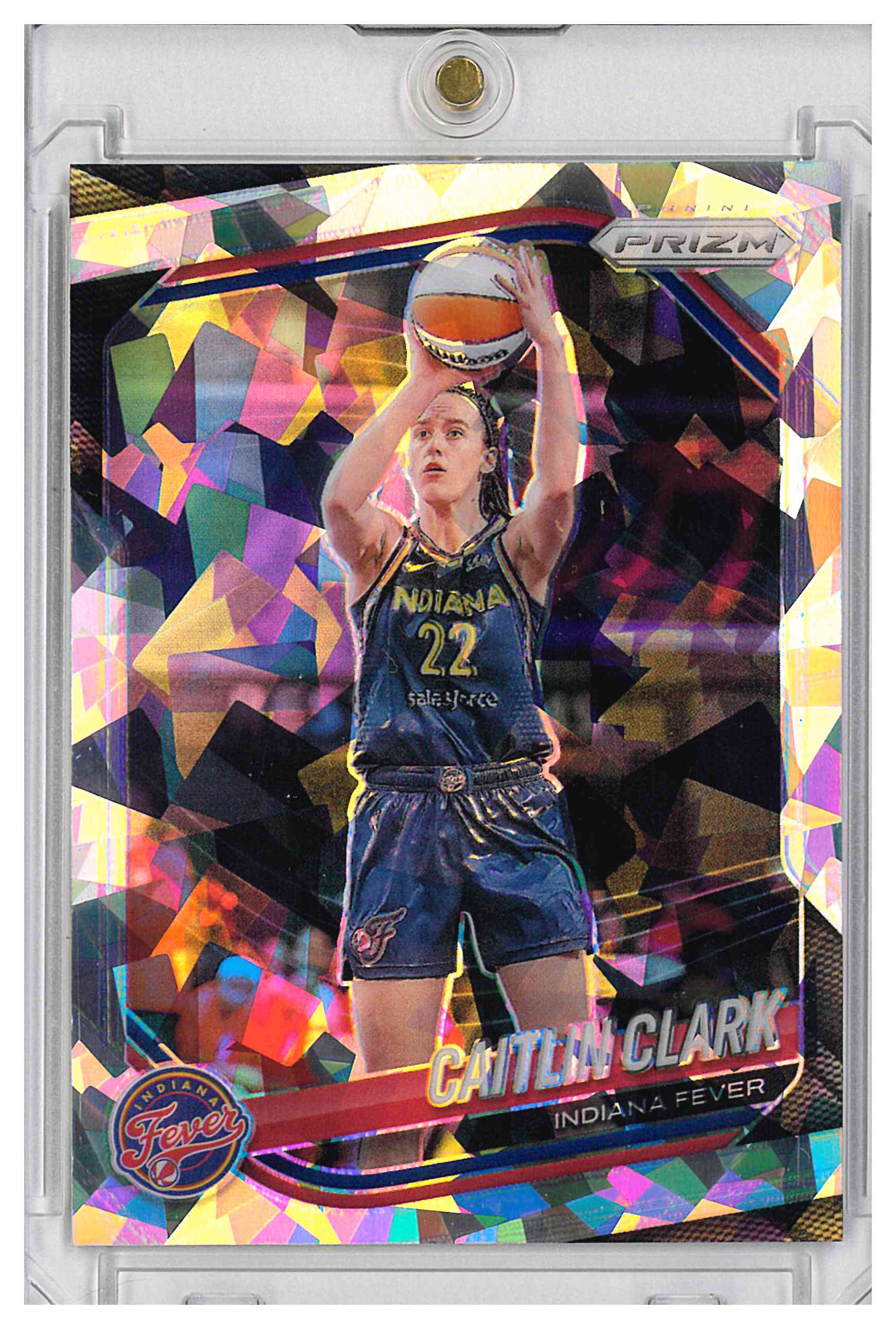 Caitlin Clark 2025 Panini Prizm WNBA Prizms Ice #22