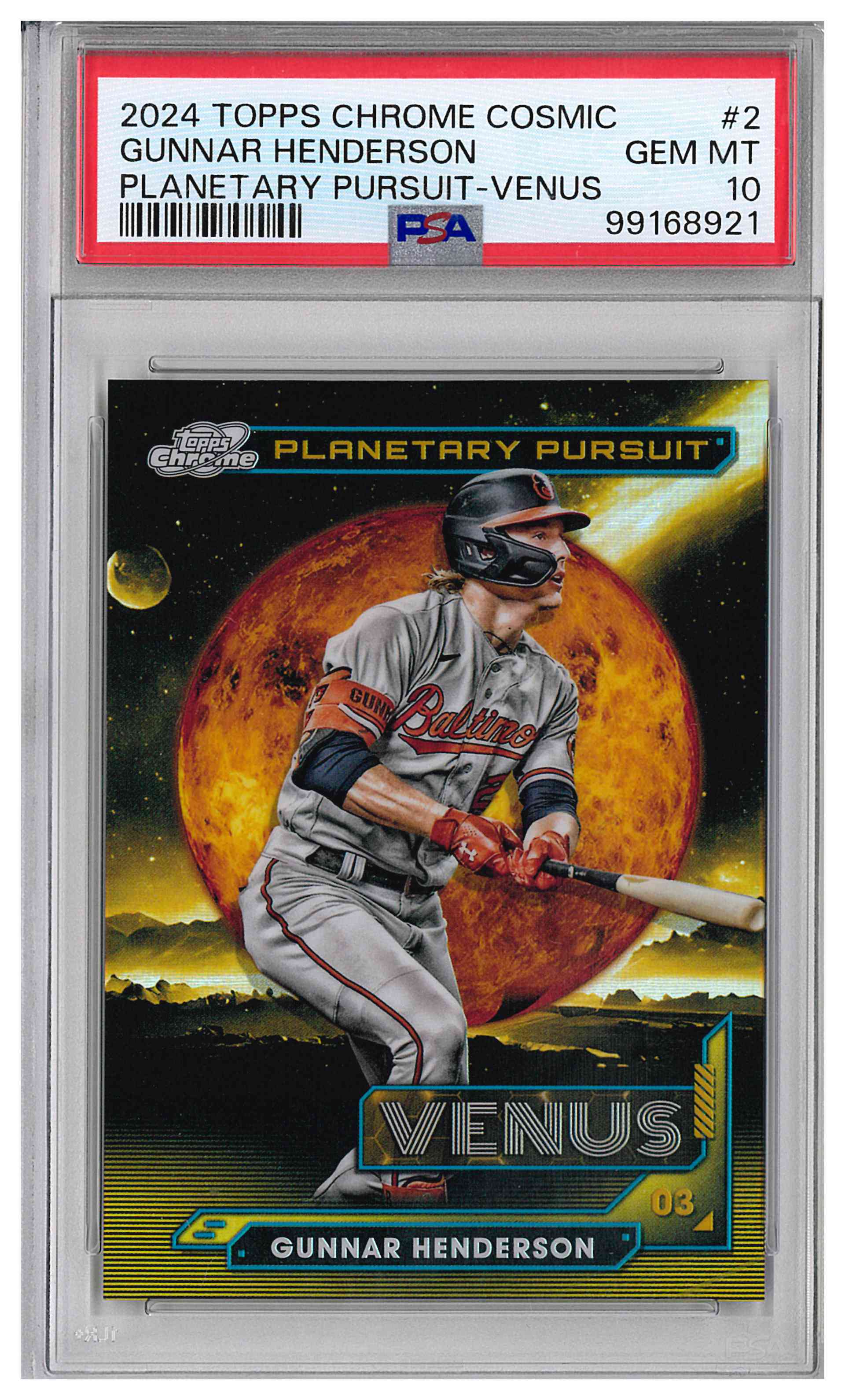 2024 Topps Cosmic Chrome GUNNAR HENDERSON Planetary Pursuit #PPV-2 Venus PLANETARY PURSUIT-VENUS