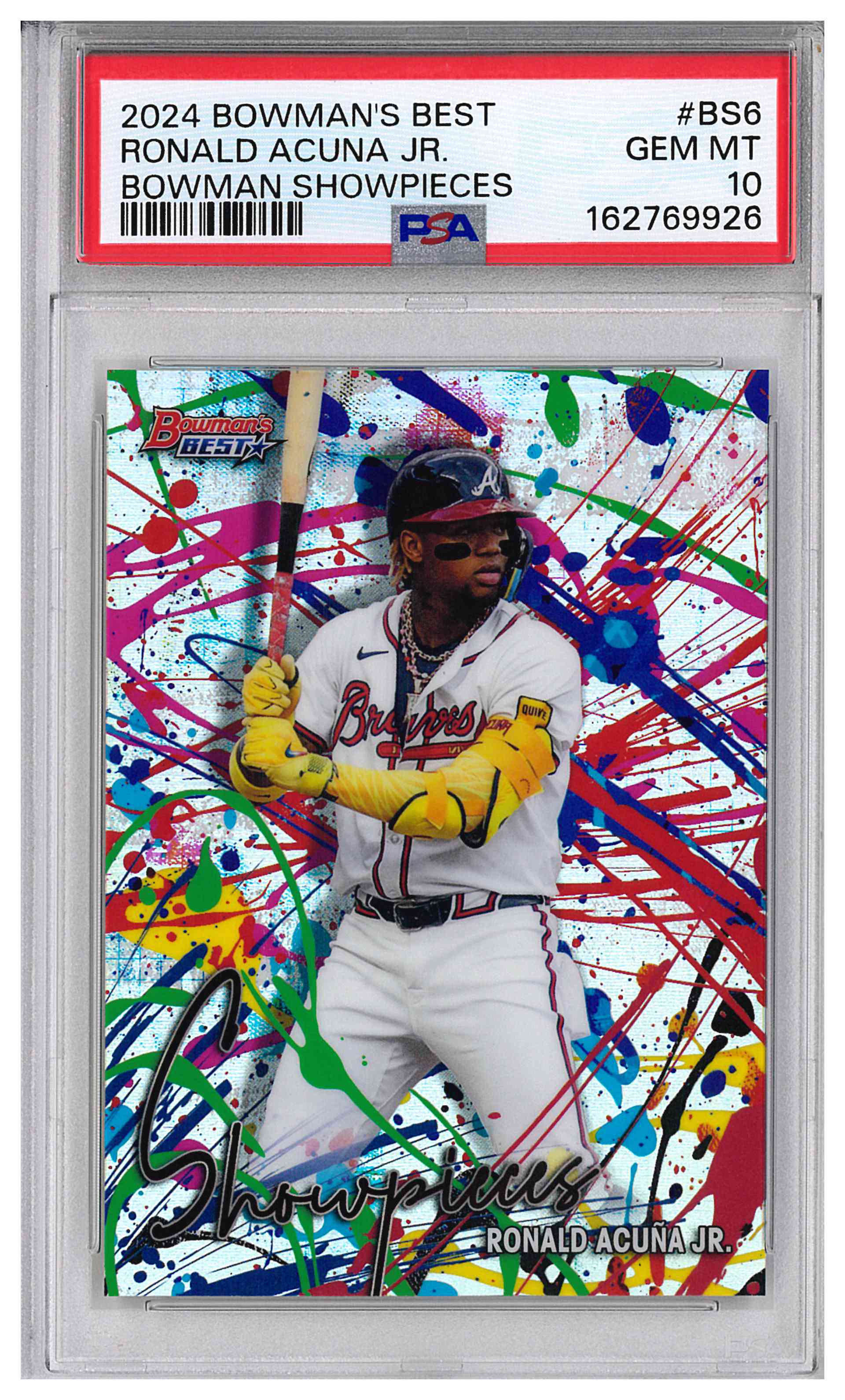 2024 Bowman's Best - Bowman Showpieces Ronald Acuña Jr. #BS-6 PSA 10 Braves