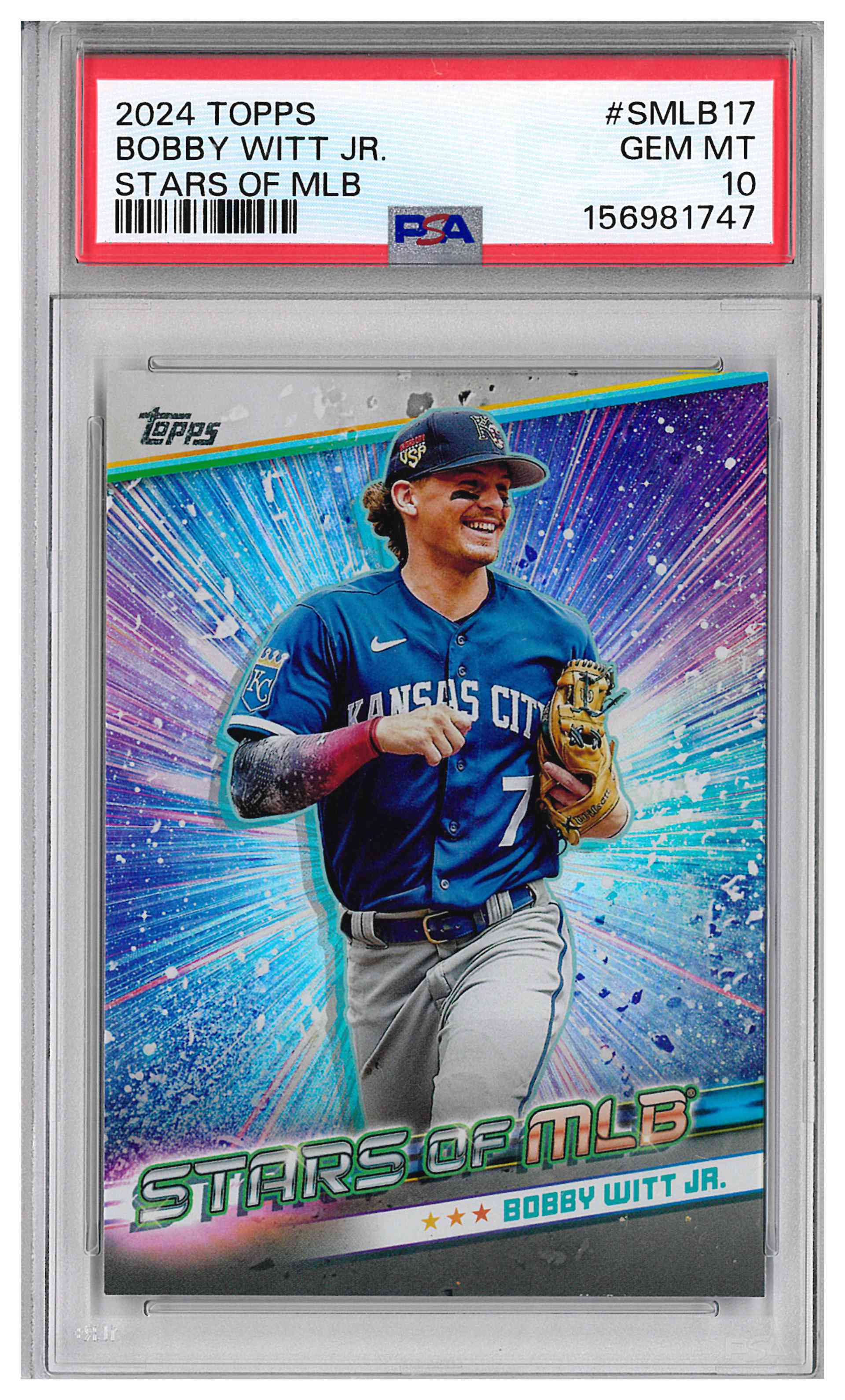 2024 TOPPS STARS OF MLB #SMLB17 BOBBY WITT JR.