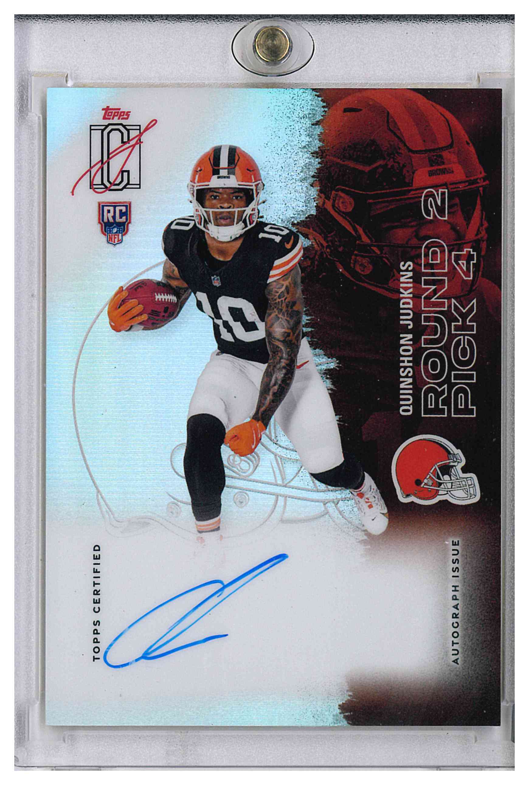 2025 Topps Certified Autograph Issue Quinshon Judkins