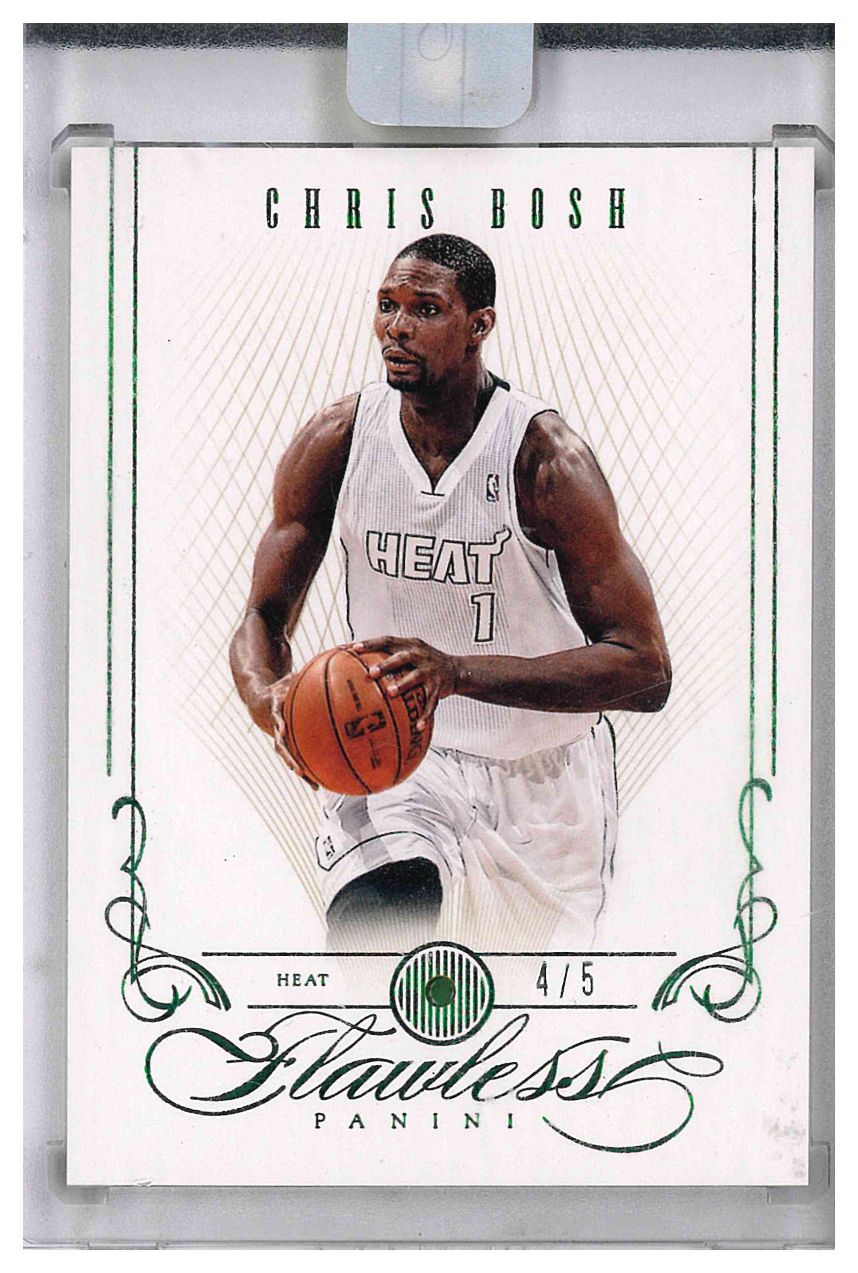 2012-13 Panini Flawless Chris Bosh Emerald /5