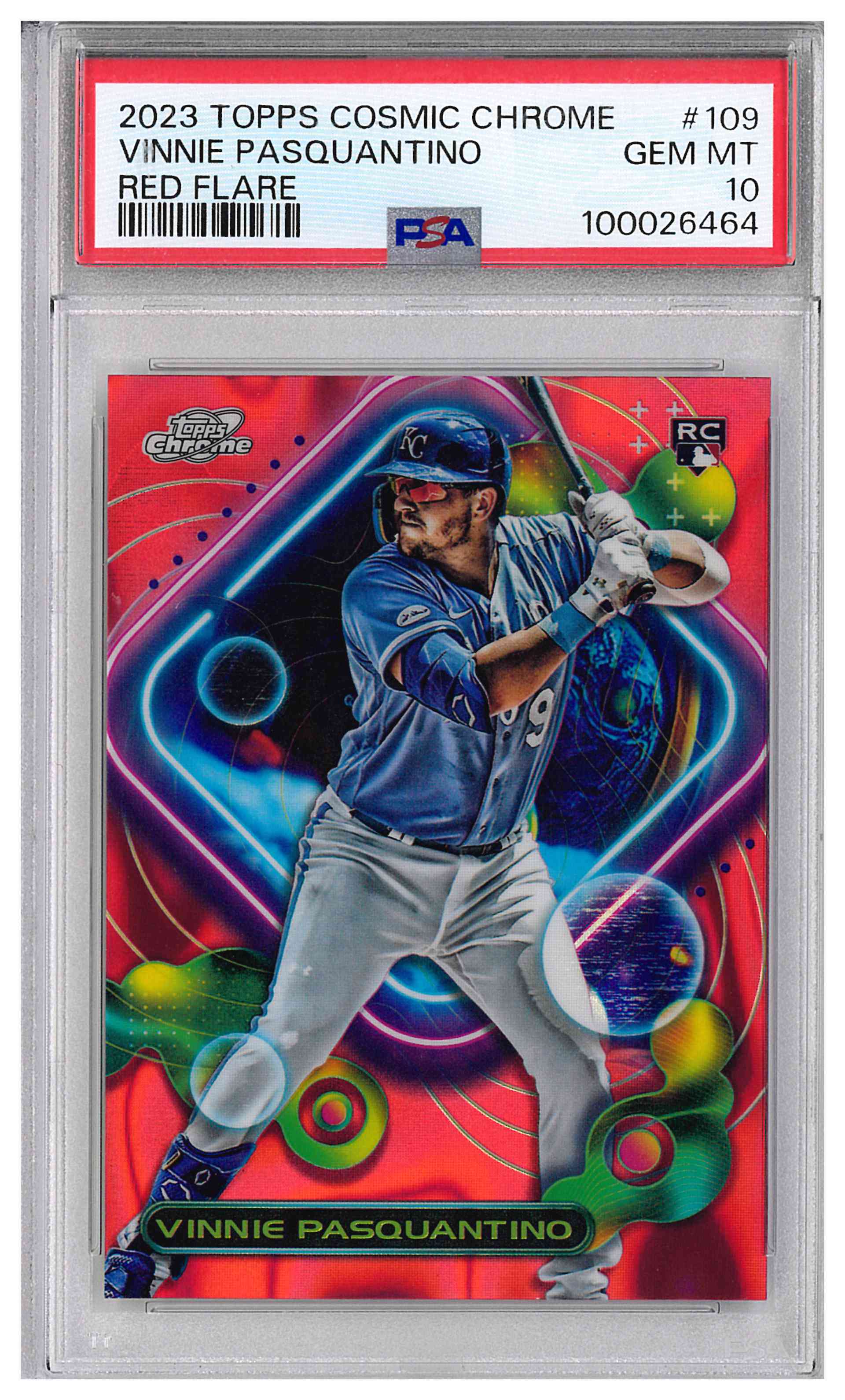 2023 Topps Cosmic Chrome Red Flare VINNIE PASQUANTINO