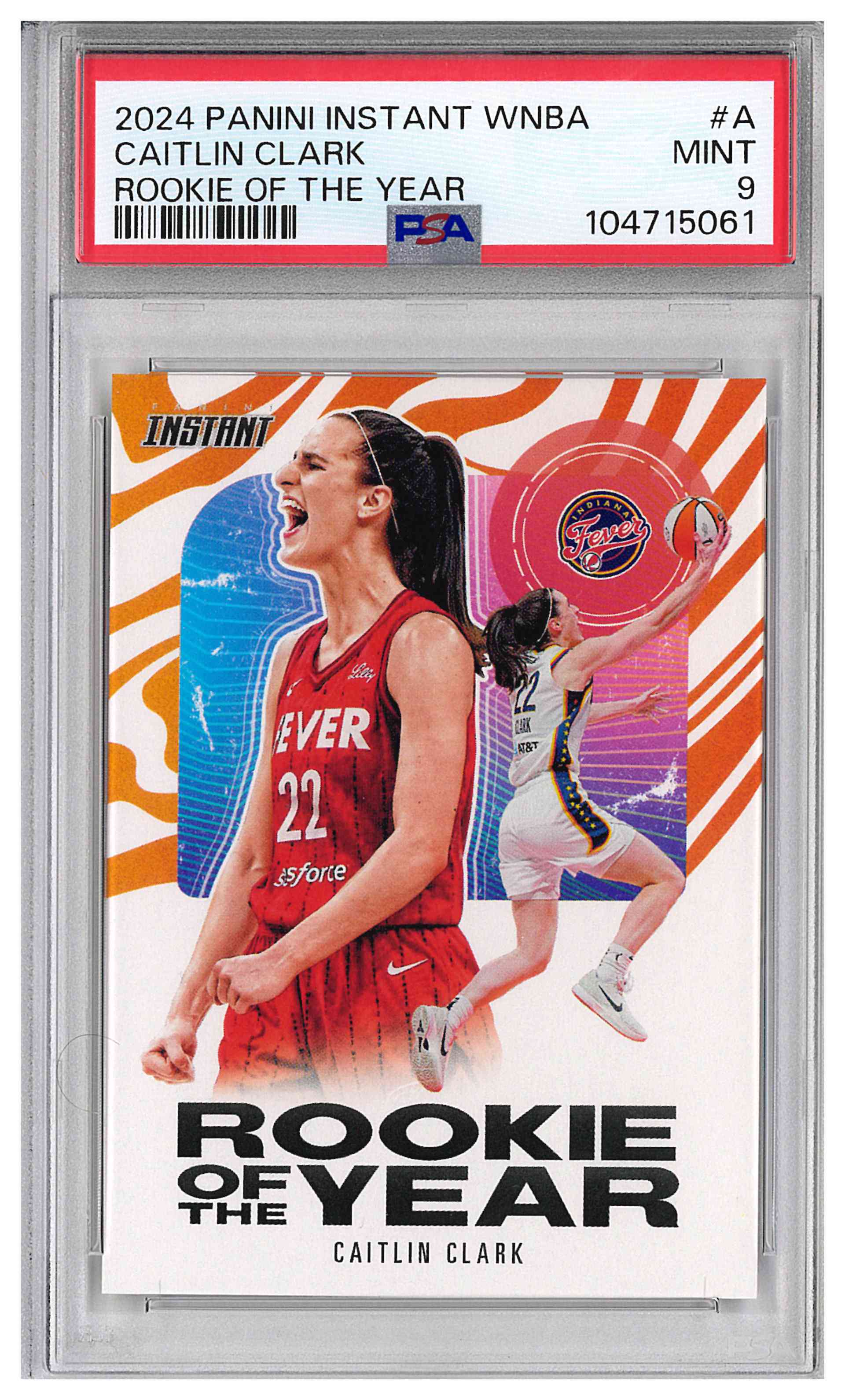 2024 PANINI INSTANT WNBA ROOKIE OF THE YEAR #A CAITLIN CLARK