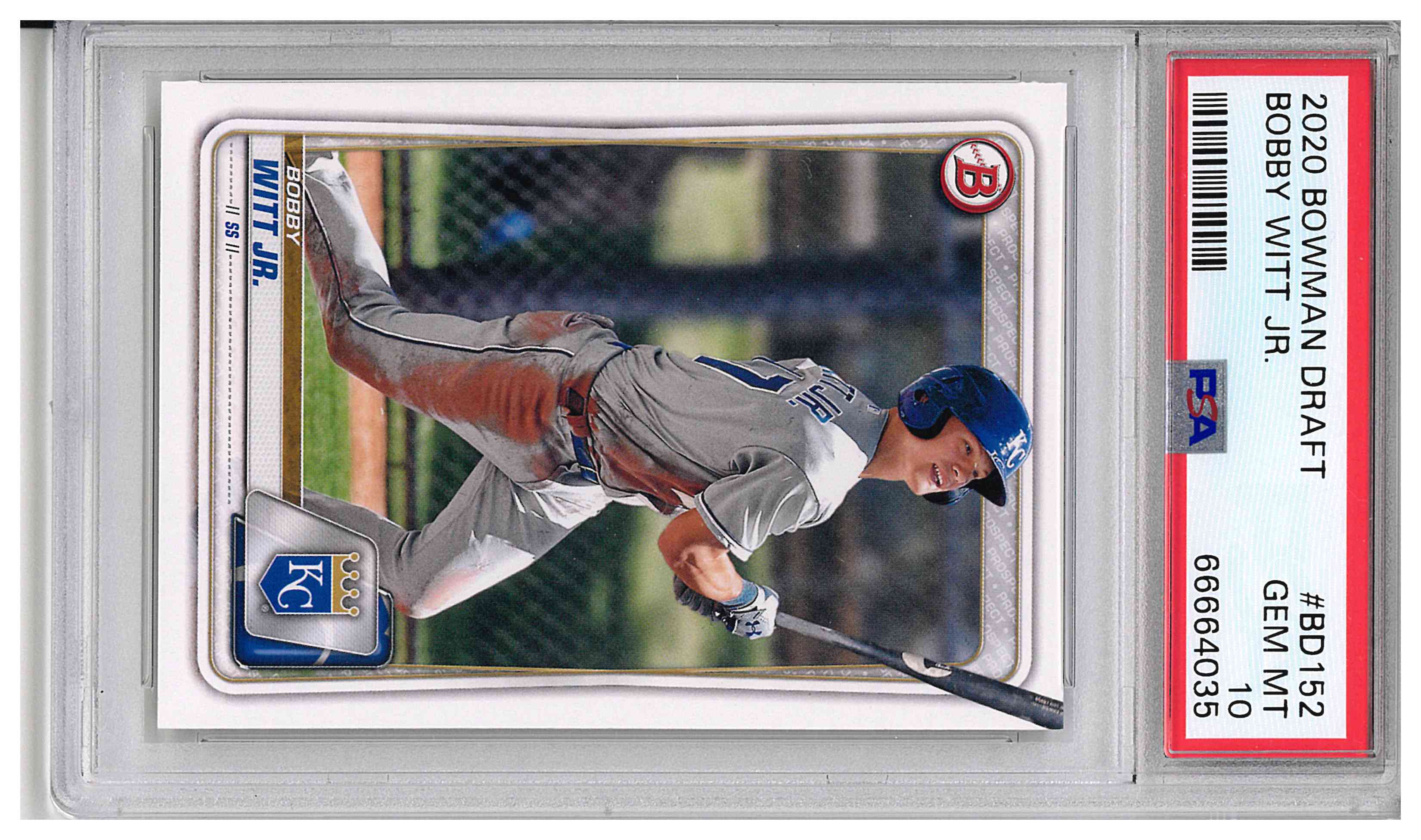 2020 BOWMAN DRAFT #BD152 BOBBY WITT JR.
