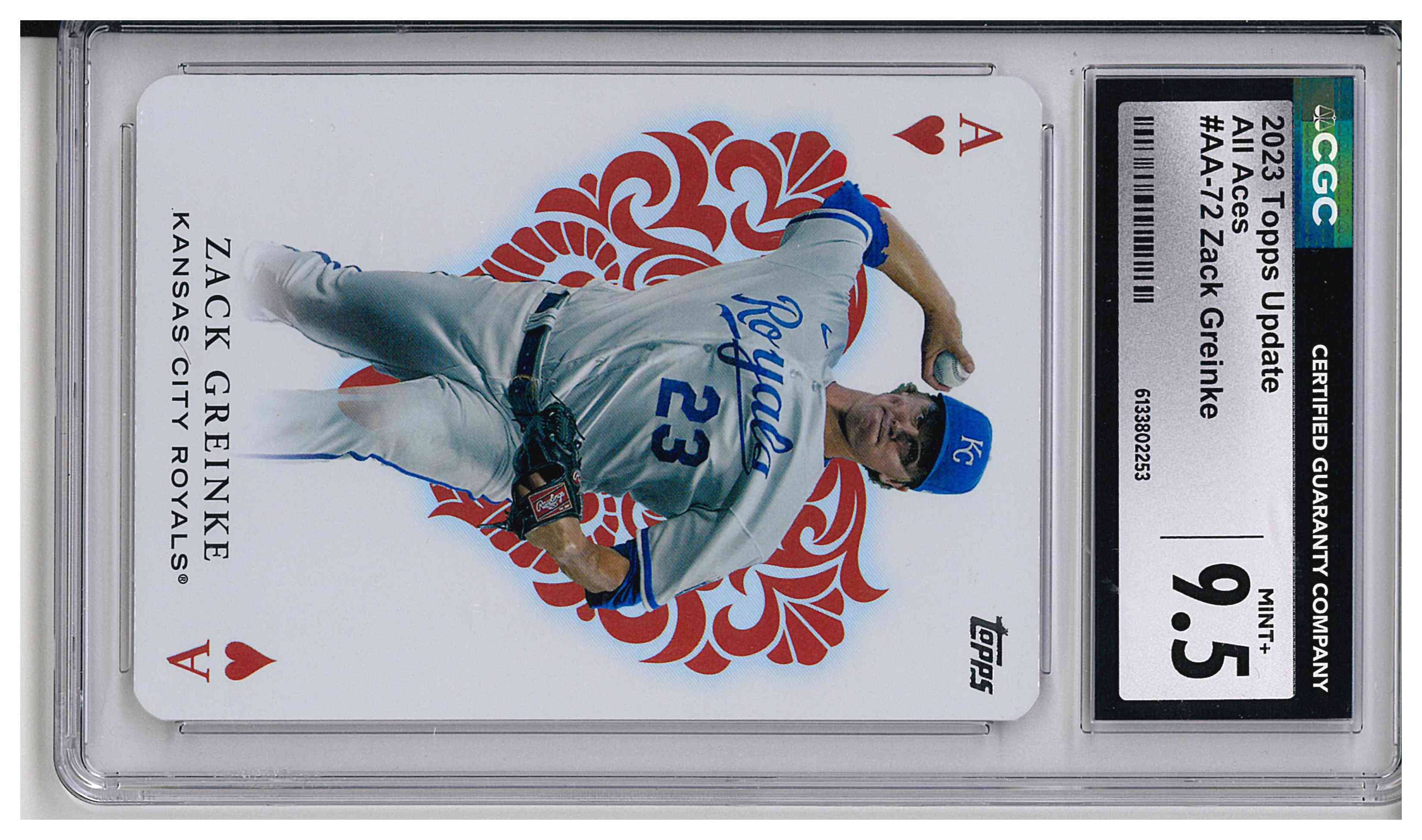 2023 TOPPS ALL ACES #AA72 ZACK GREINKE UPDATE