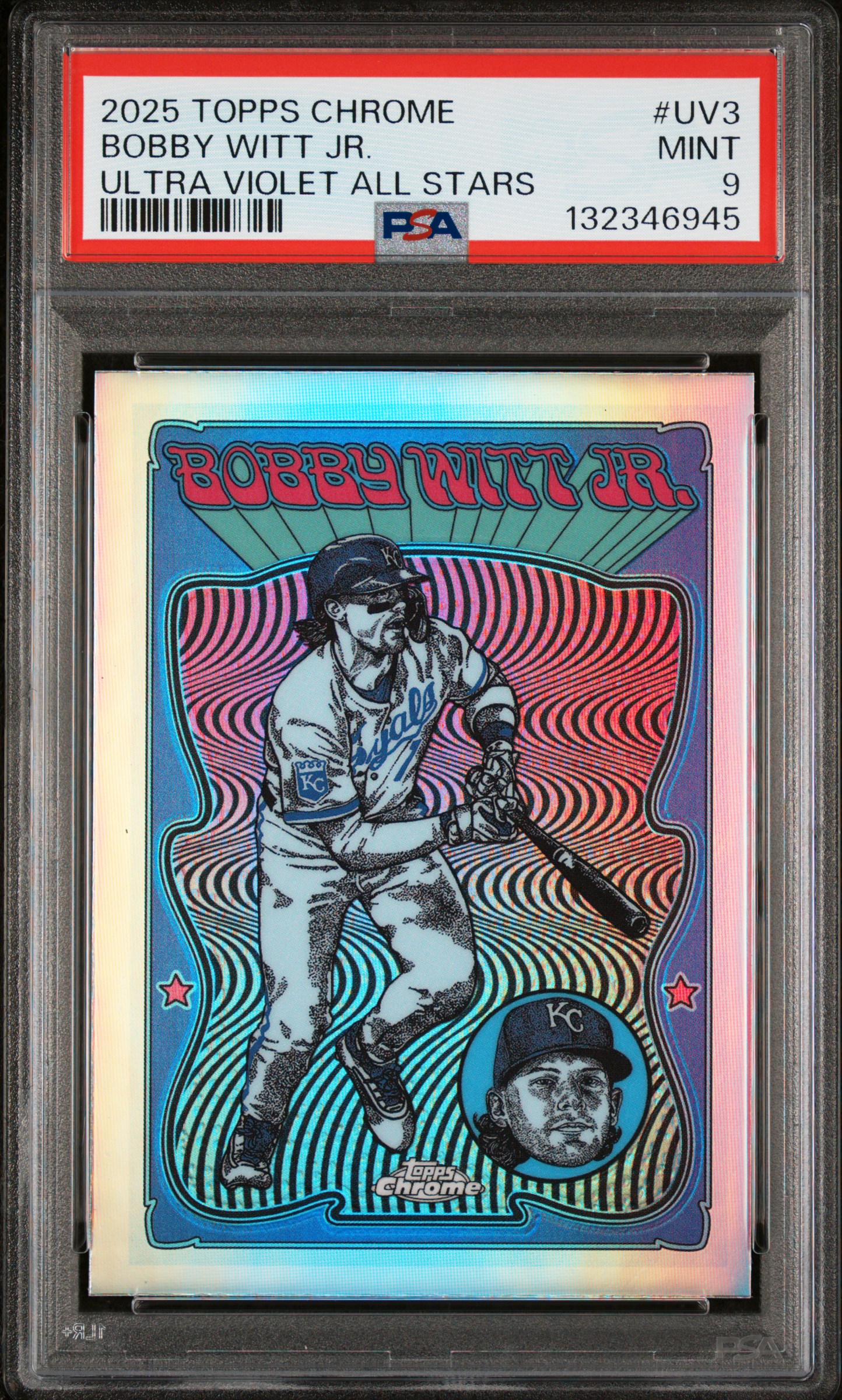 2025 TOPPS CHROME ULTRA VIOLET ALL STARS #UV3 BOBBY WITT JR.