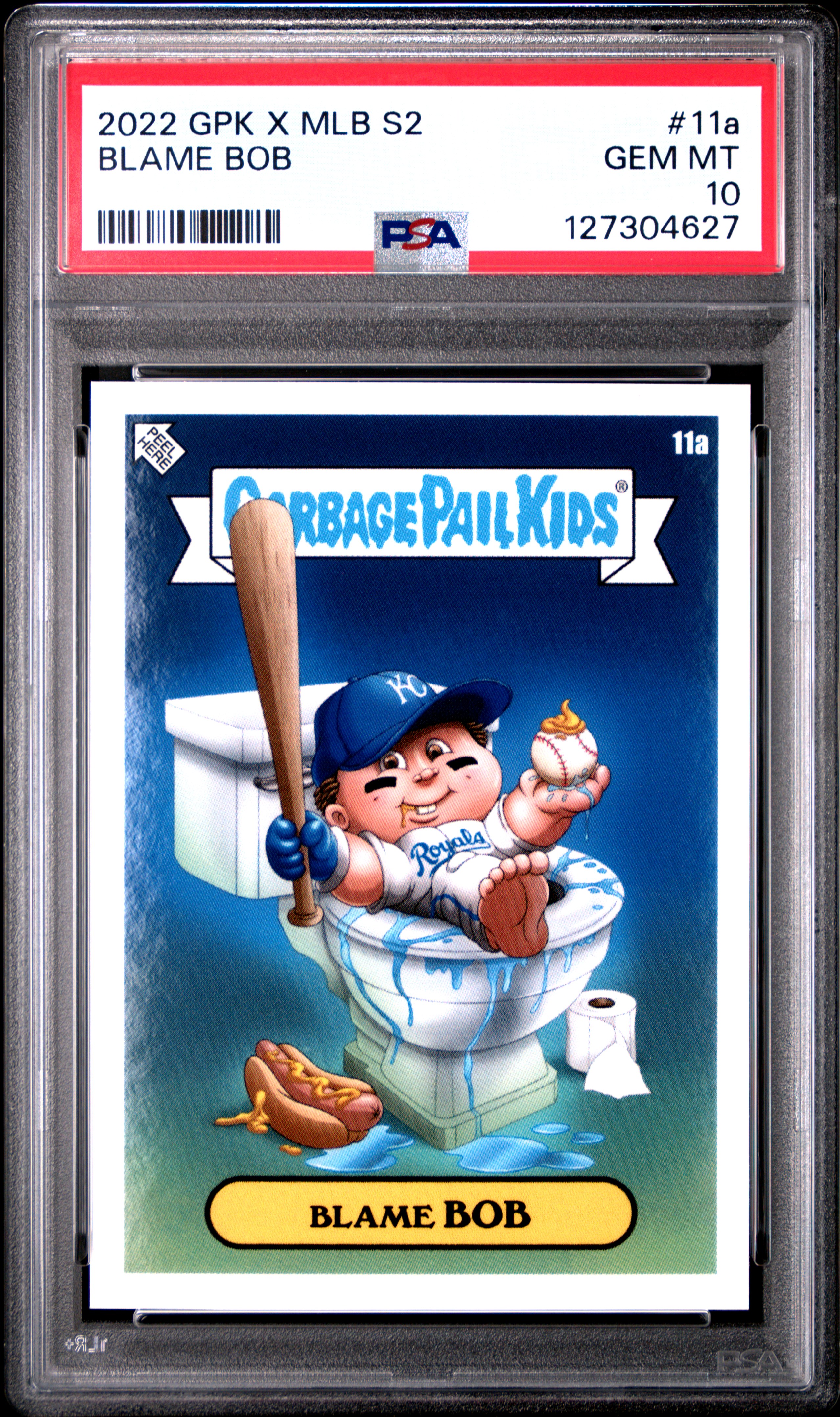 2022 TOPPS GARBAGE PAIL KIDS GPK X MLB SERIES 2 ALEX PARDEE #11a BLAME BOB