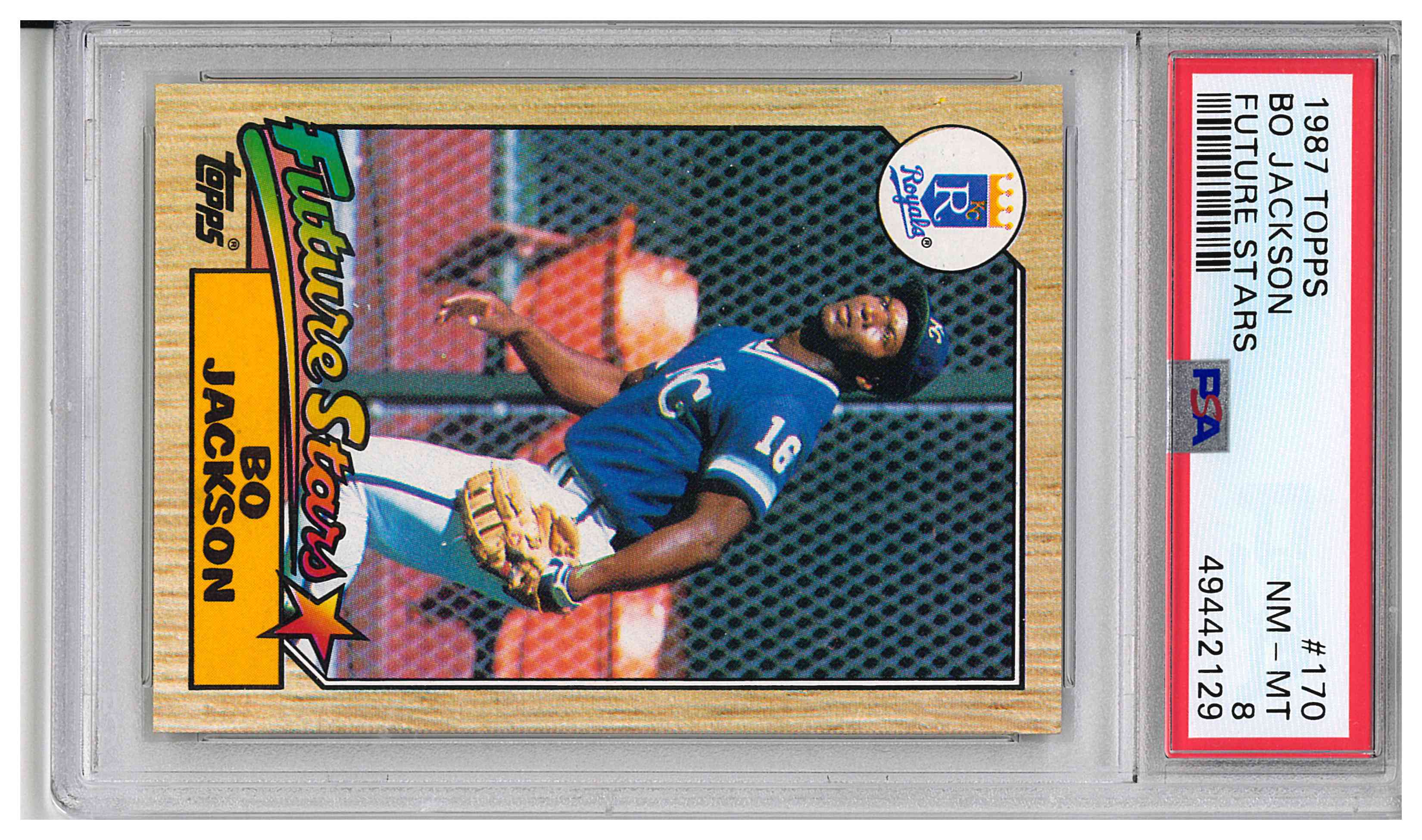 1987 TOPPS #170 BO JACKSON FUTURE STARS