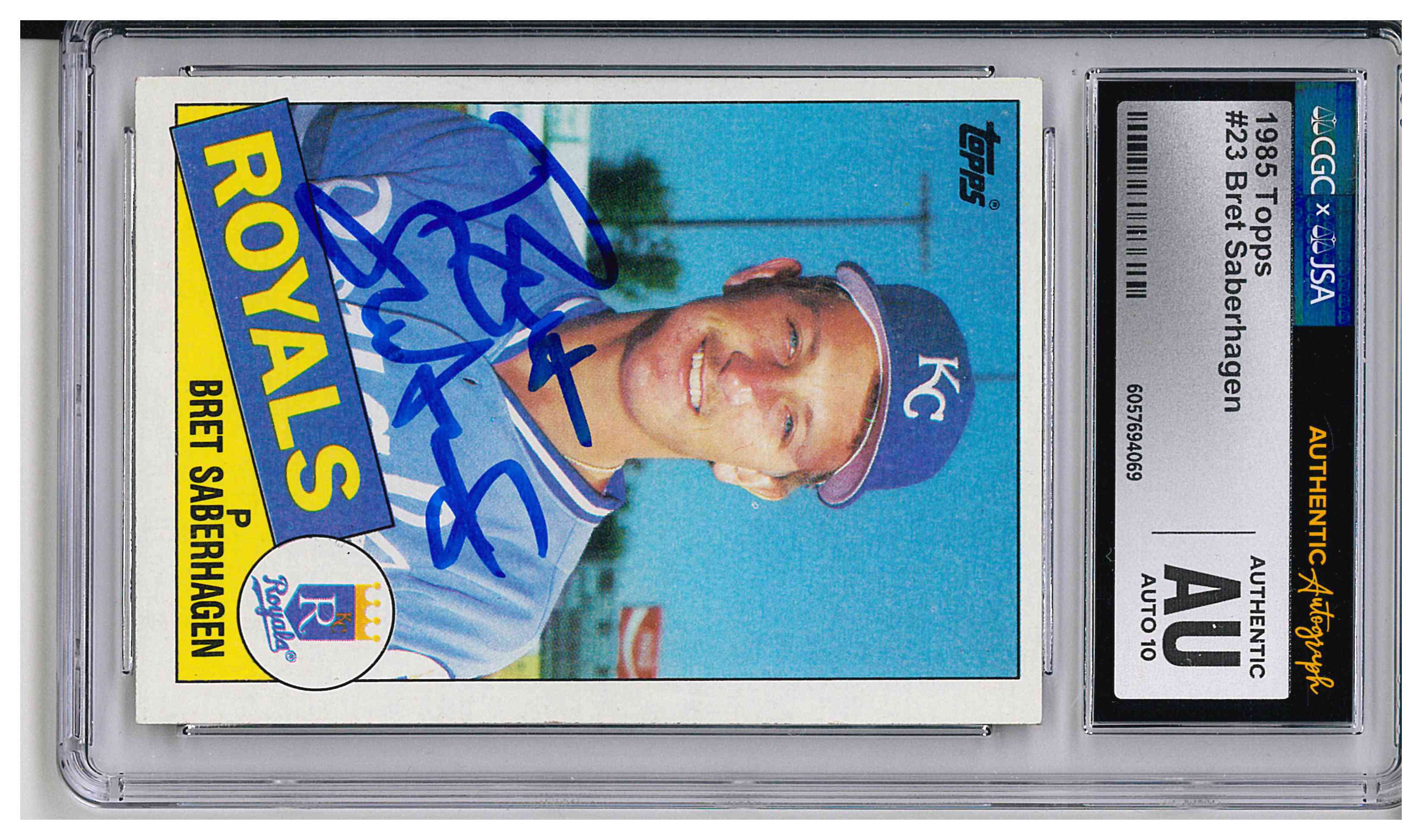 1985 TOPPS #23 BRET SABERHAGEN
