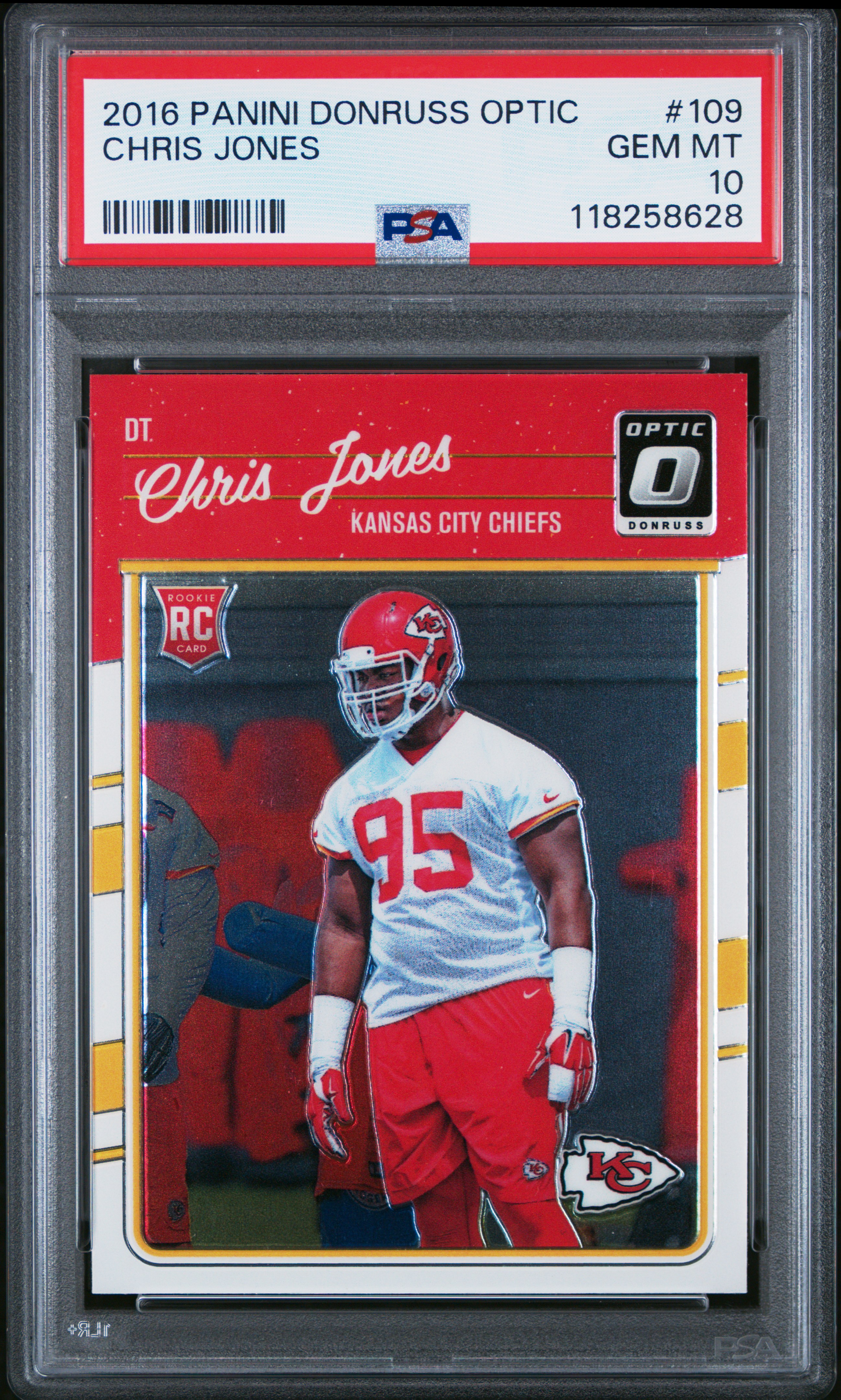 2016 PANINI DONRUSS OPTIC #109 CHRIS JONES