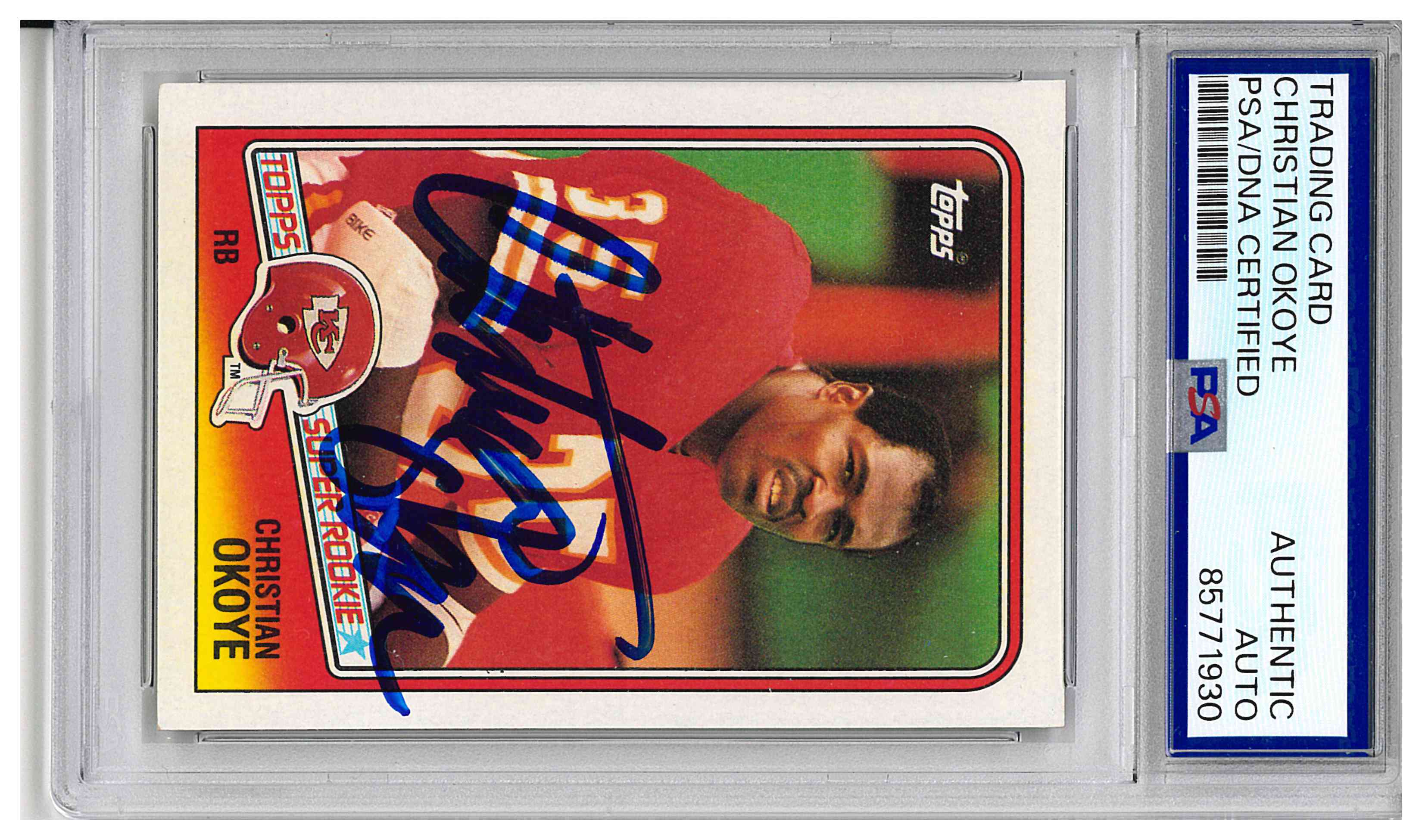 1988 Topps Super Rookie Christian Okoye