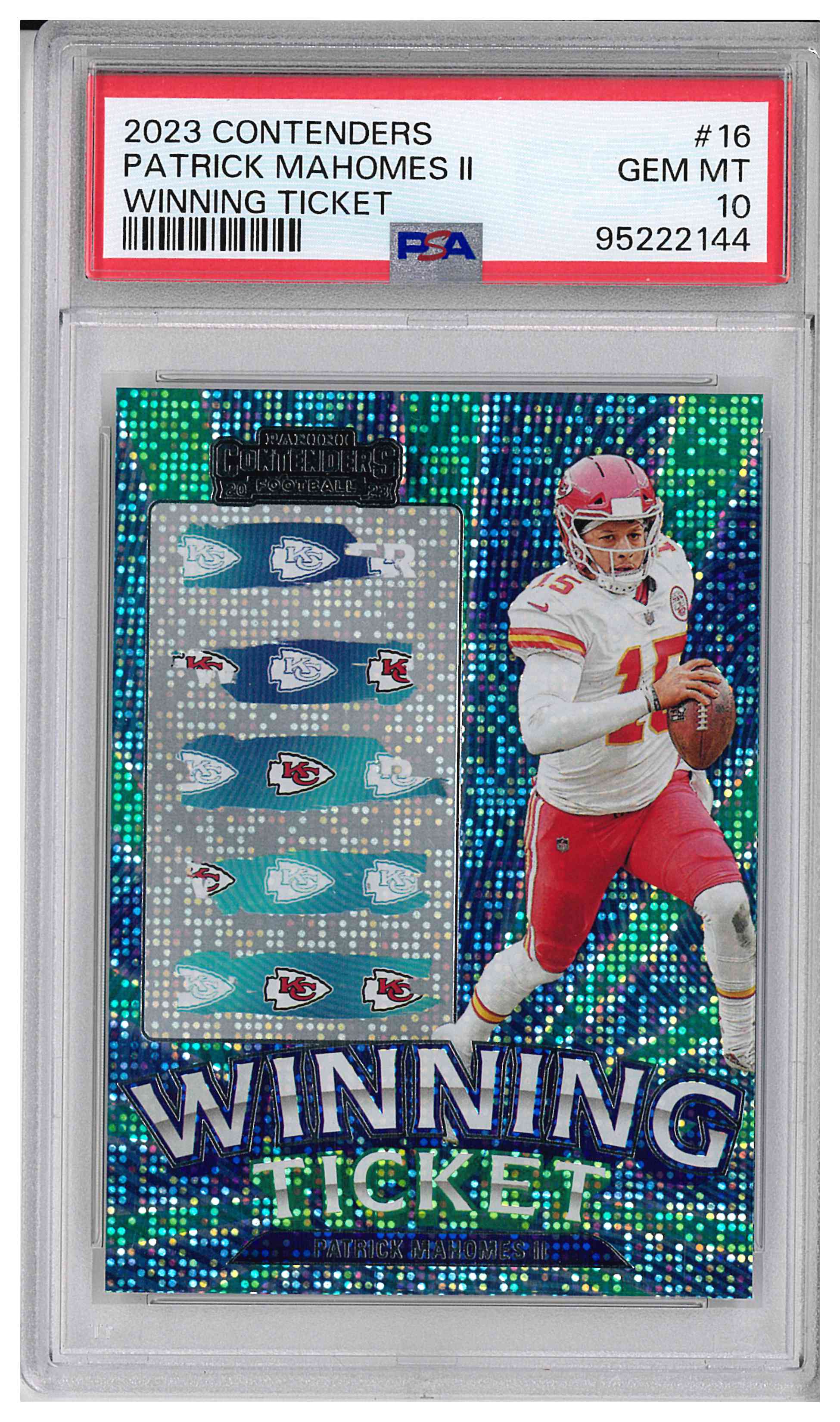 2023 PANINI CONTENDERS WINNING TICKET #16 PATRICK MAHOMES II