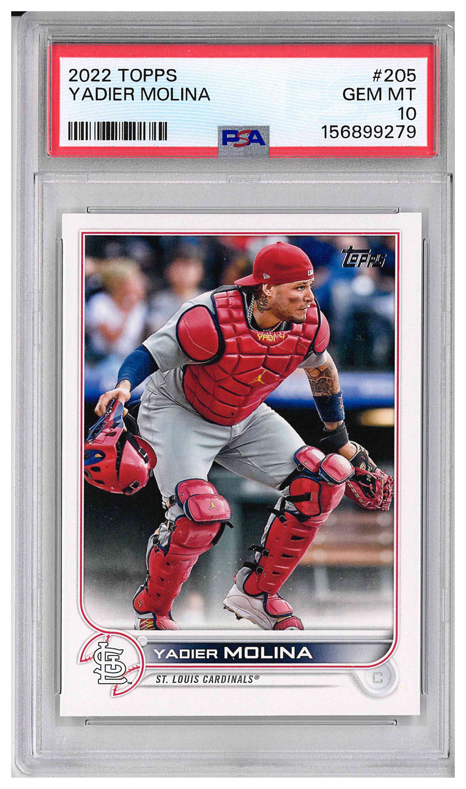2022 TOPPS #205 YADIER MOLINA