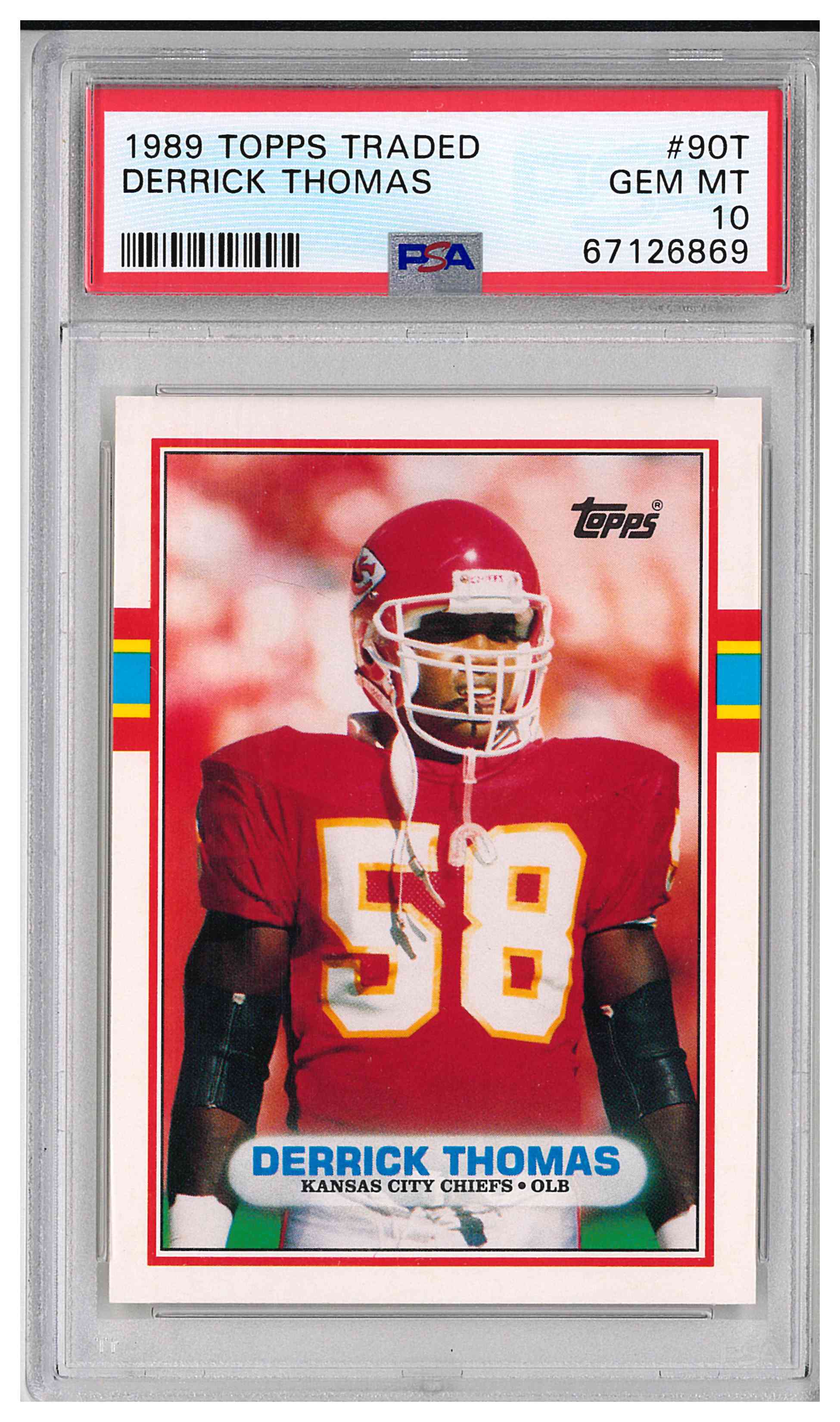 1989 TOPPS TRADED #90T DERRICK THOMAS