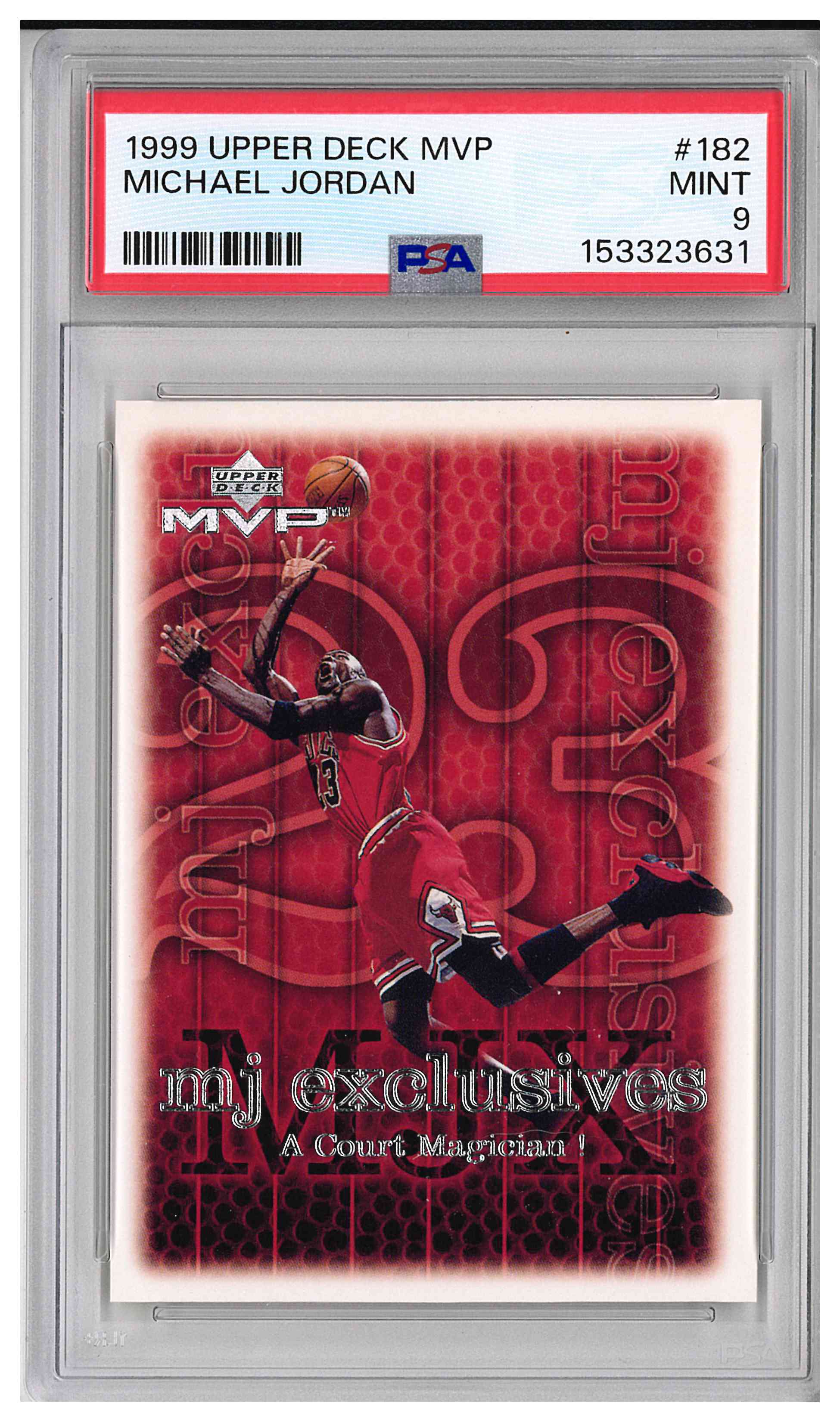 1999 UPPER DECK MVP #182 MICHAEL JORDAN