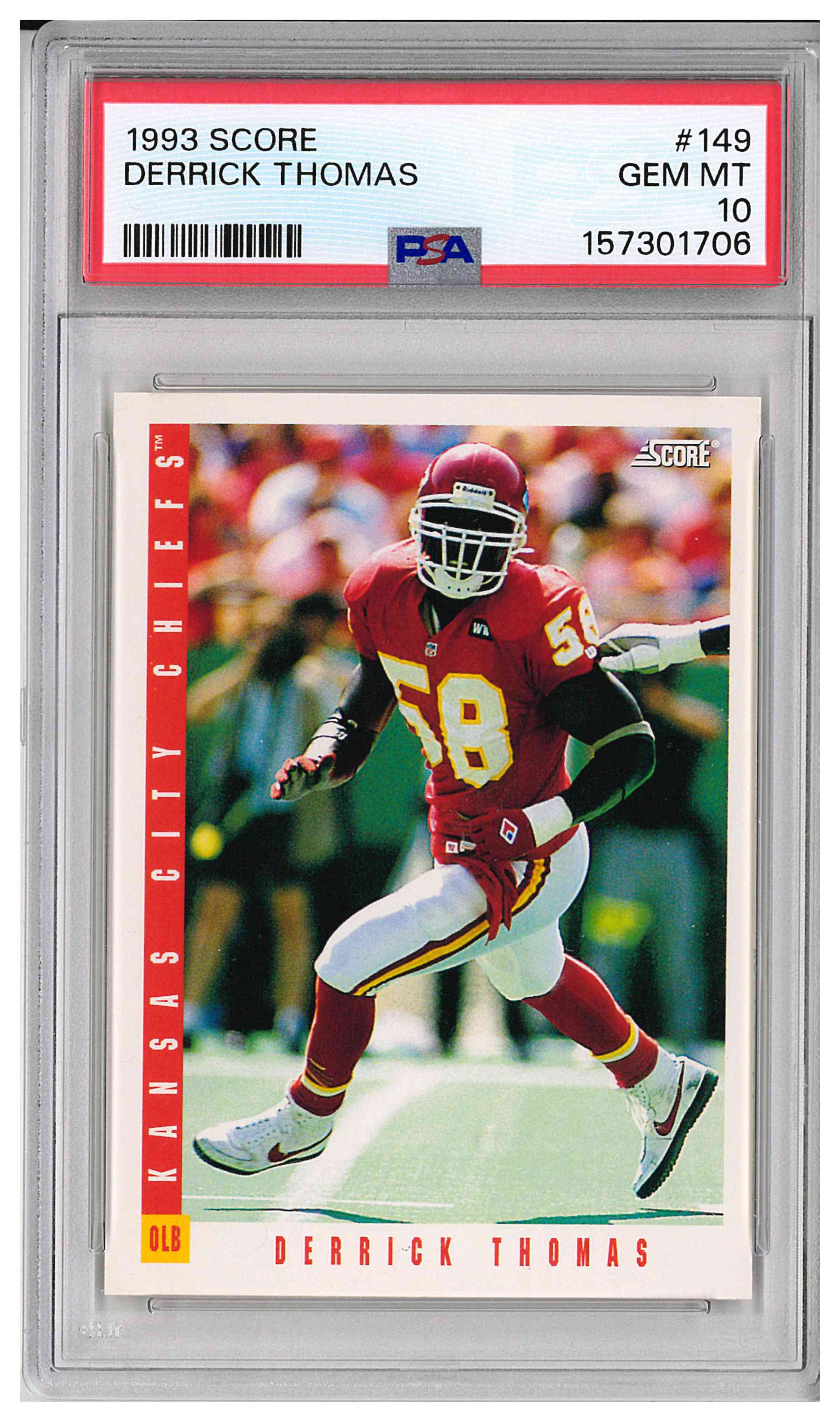 1993 SCORE #149 DERRICK THOMAS