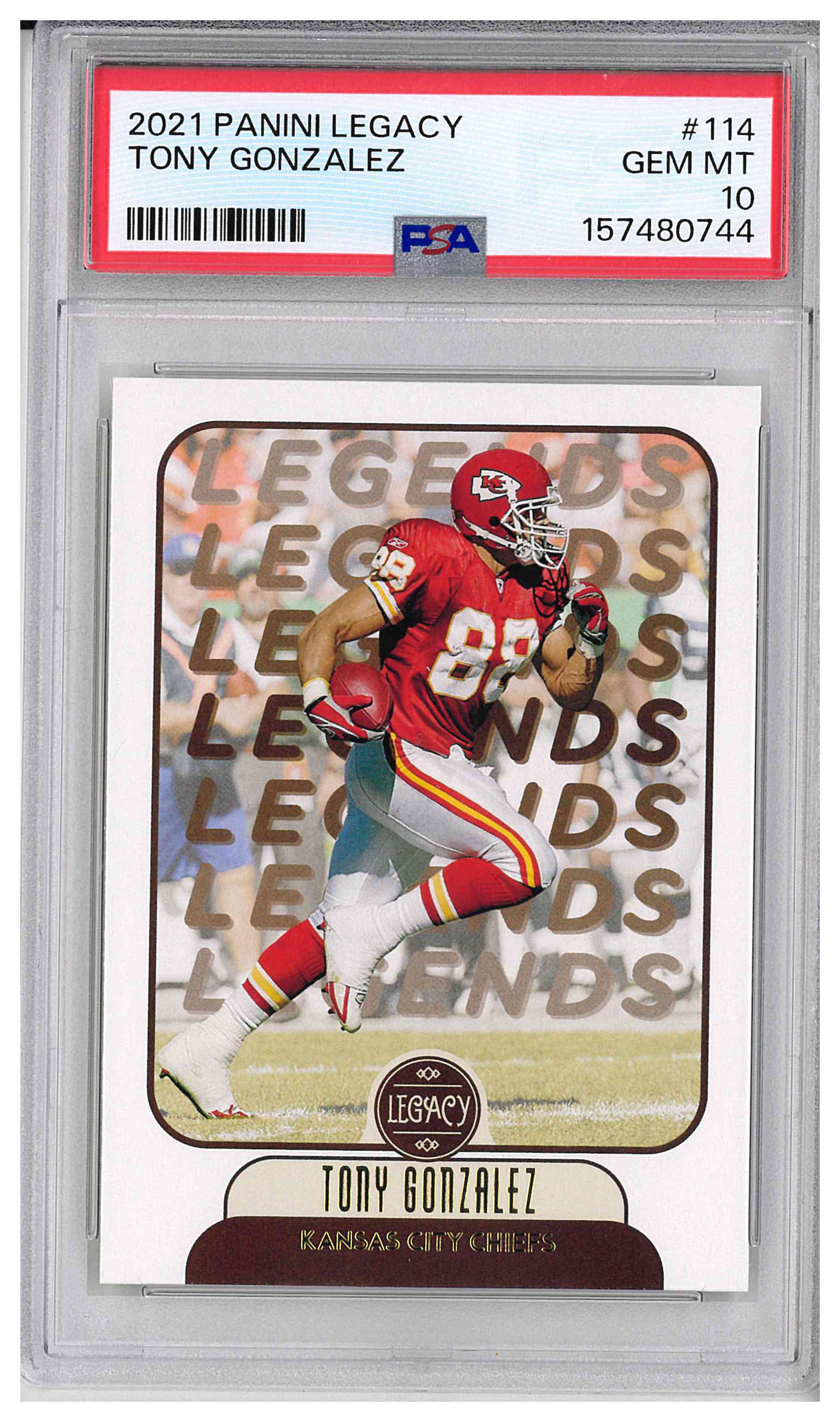 2021 PANINI LEGACY #114 TONY GONZALEZ