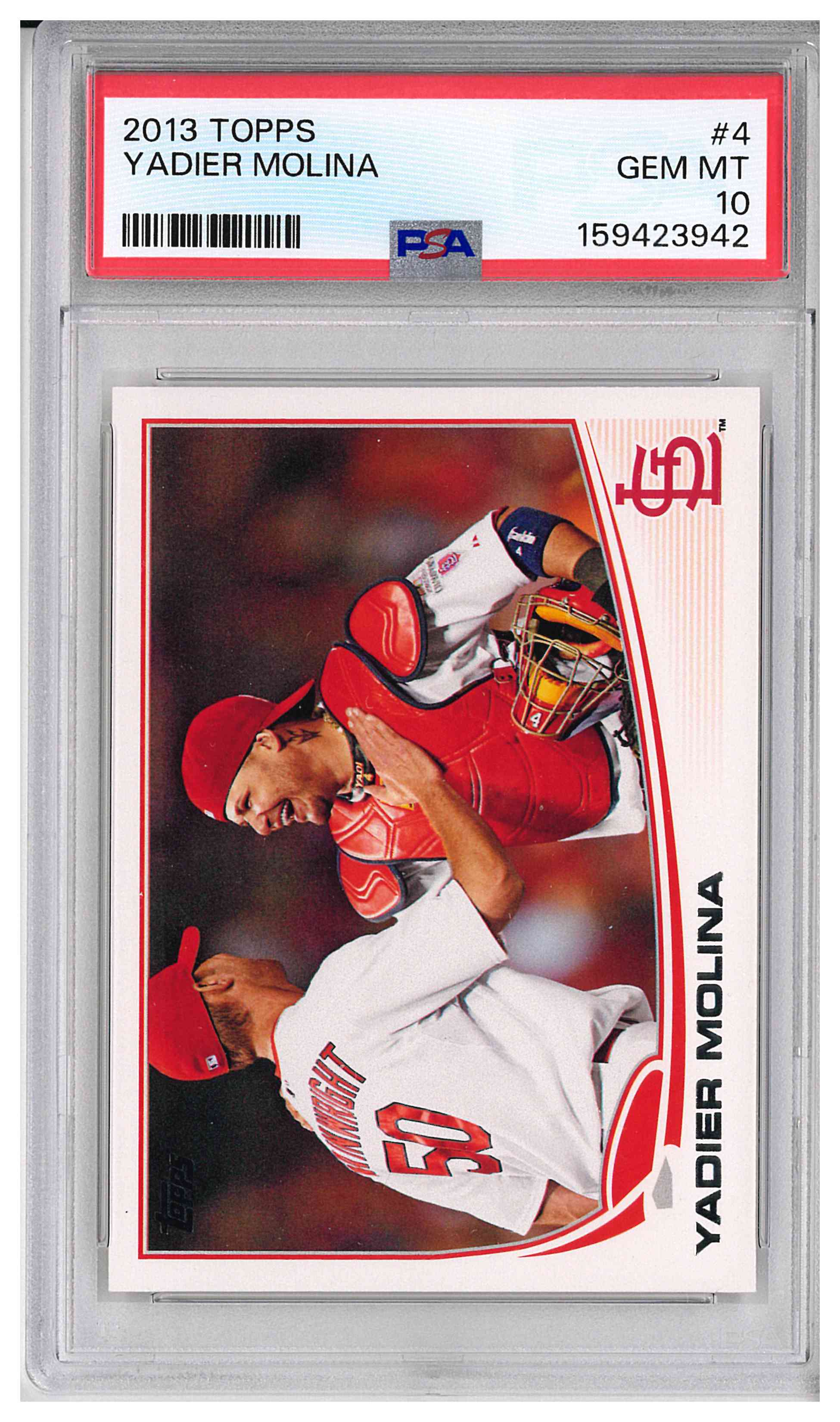 2013 TOPPS #4 YADIER MOLINA