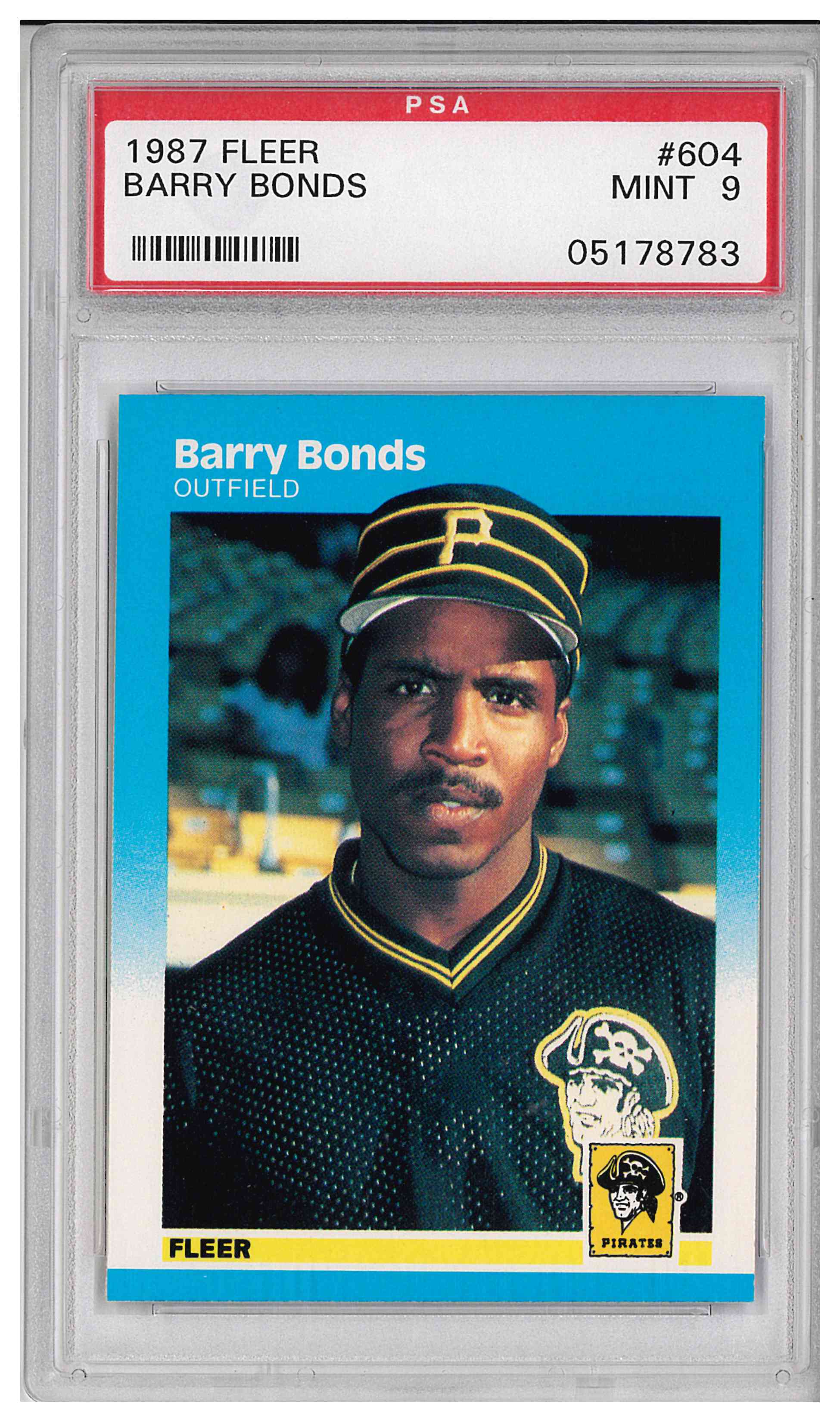1987 FLEER #604 BARRY BONDS