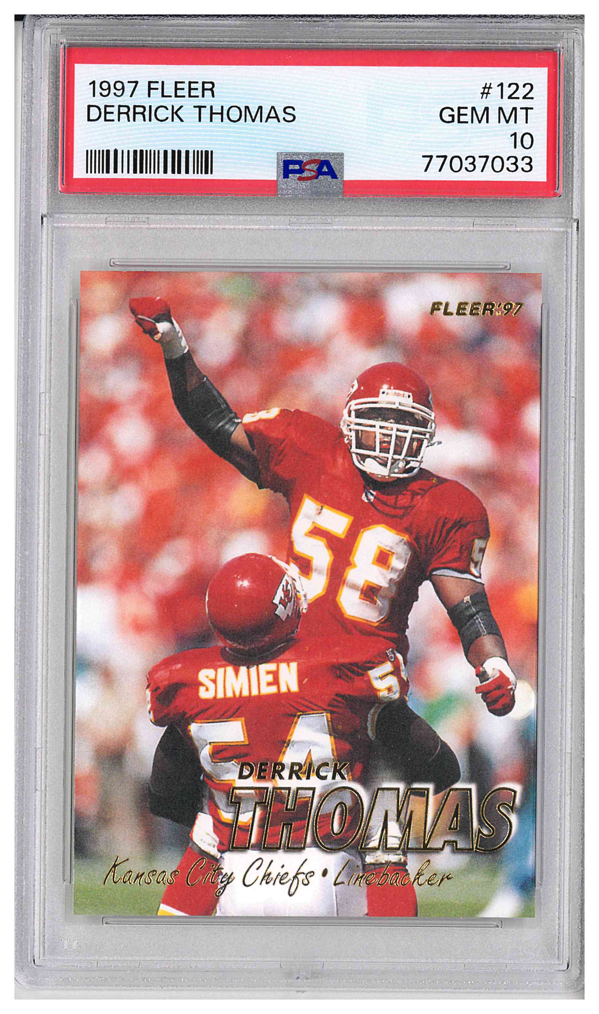 1997 FLEER #122 DERRICK THOMAS