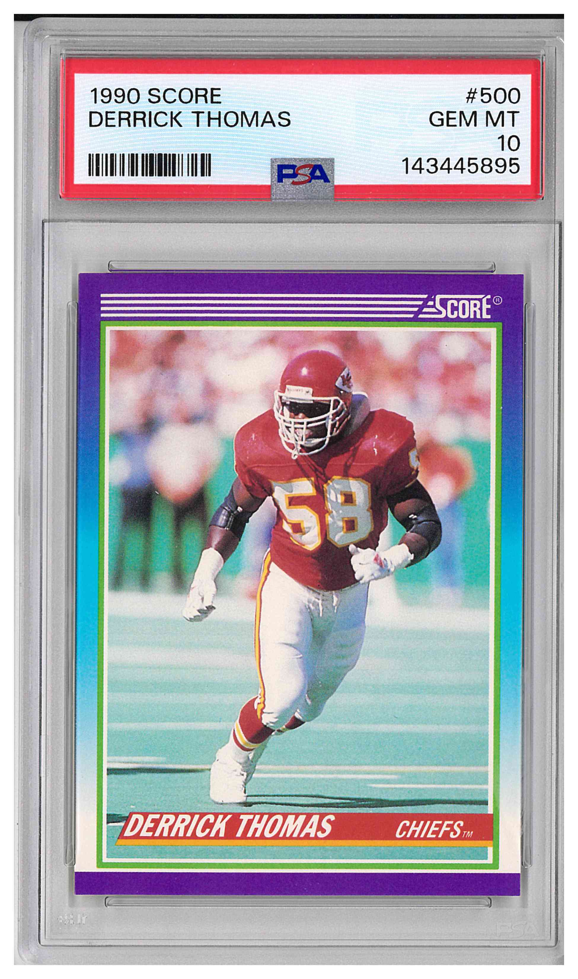 1990 SCORE #500 DERRICK THOMAS