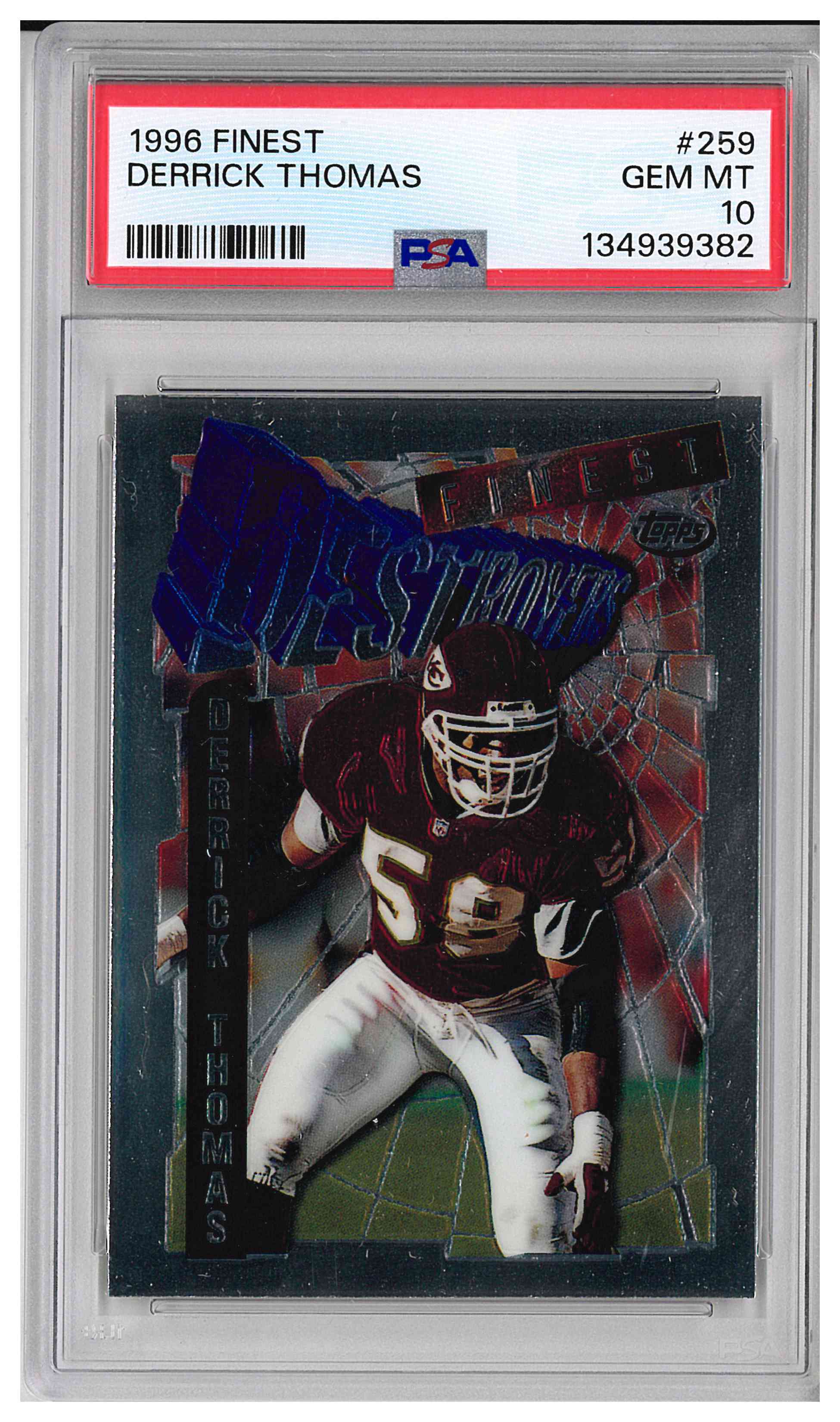 1996 FINEST #259 DERRICK THOMAS